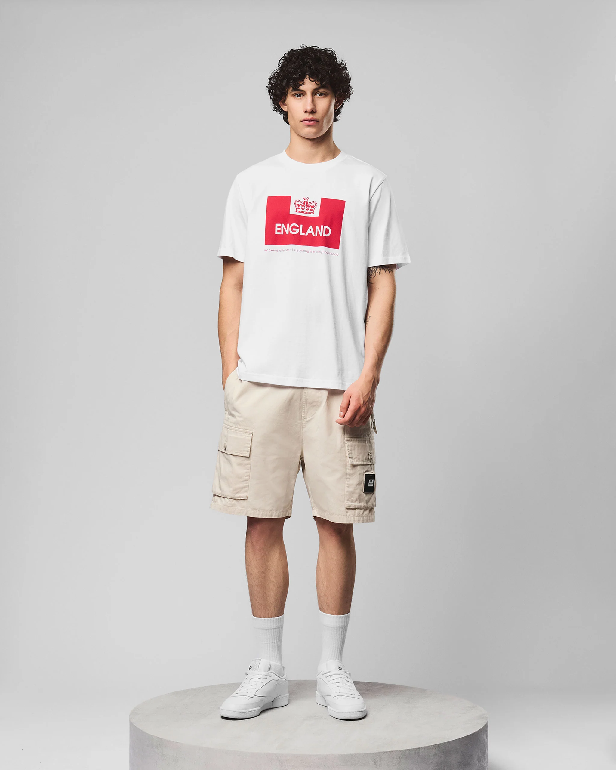 Country Series England T-Shirt White - Image 4