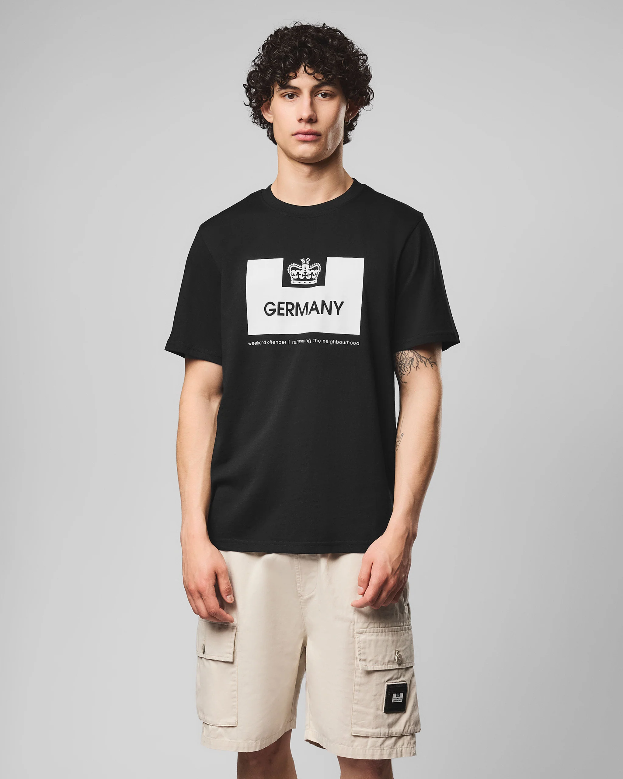 Country Series Germany T-Shirt Black - Image 3