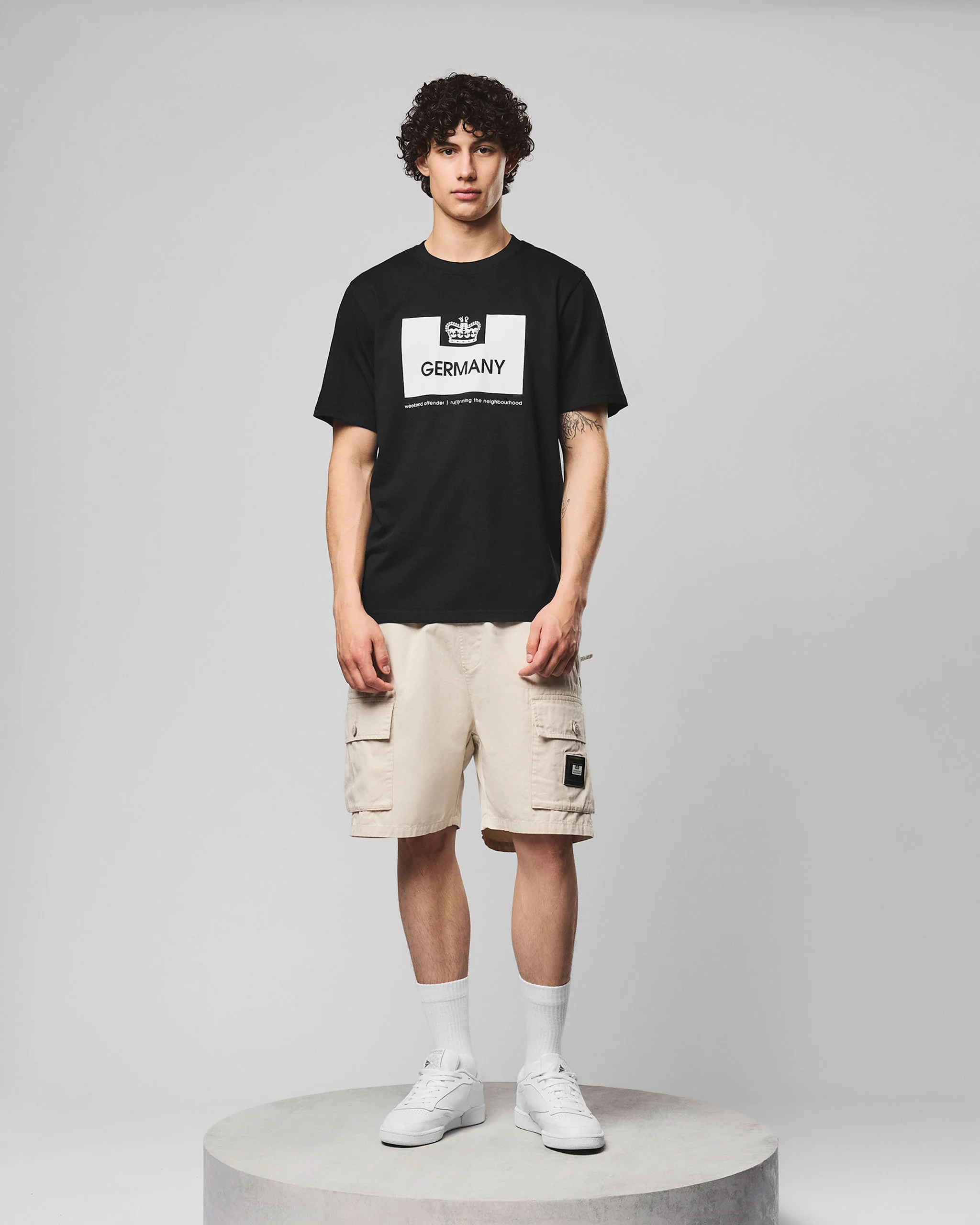 Country Series Germany T-Shirt Black - Image 4