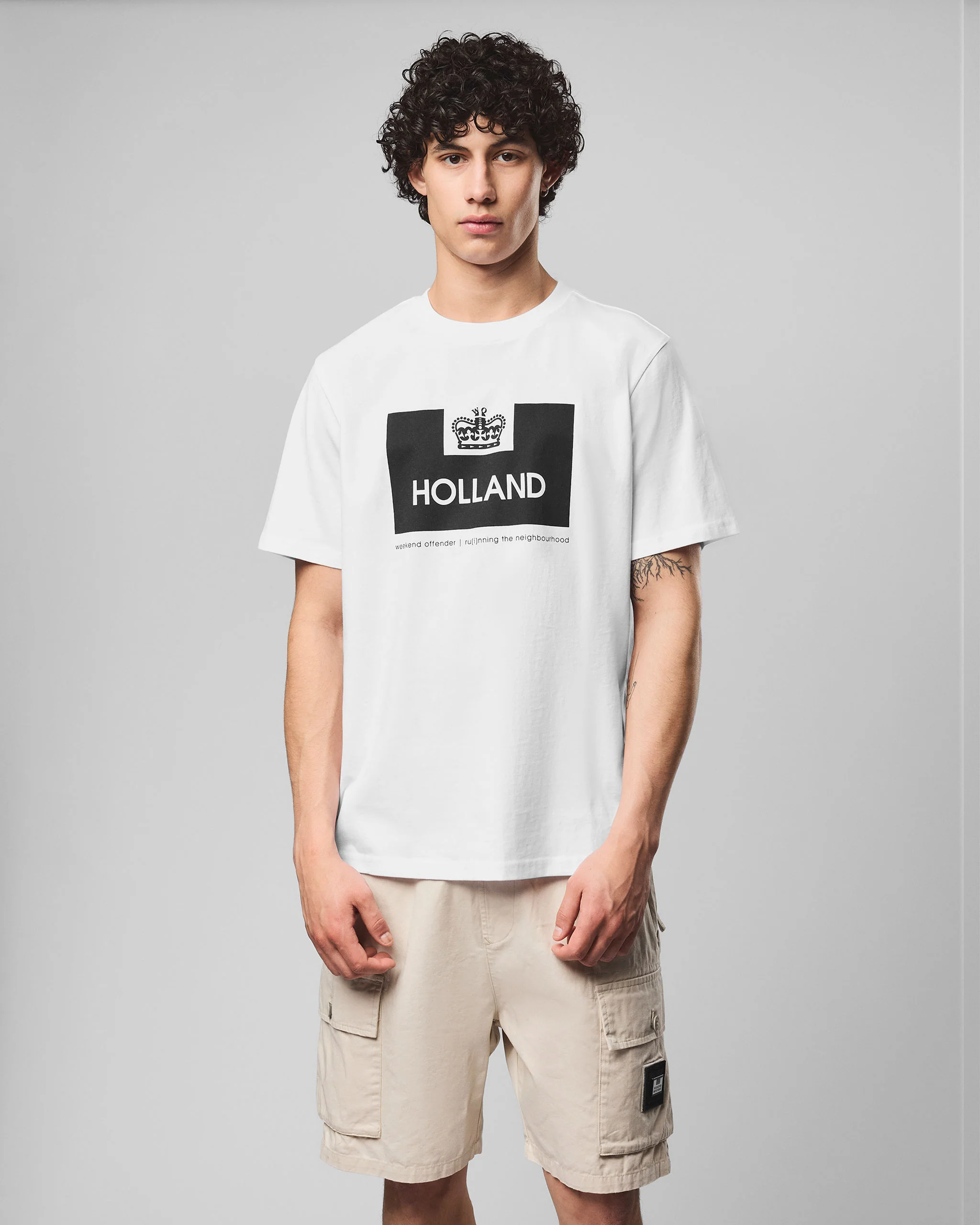 Country Series Holland T-Shirt White - Image 3
