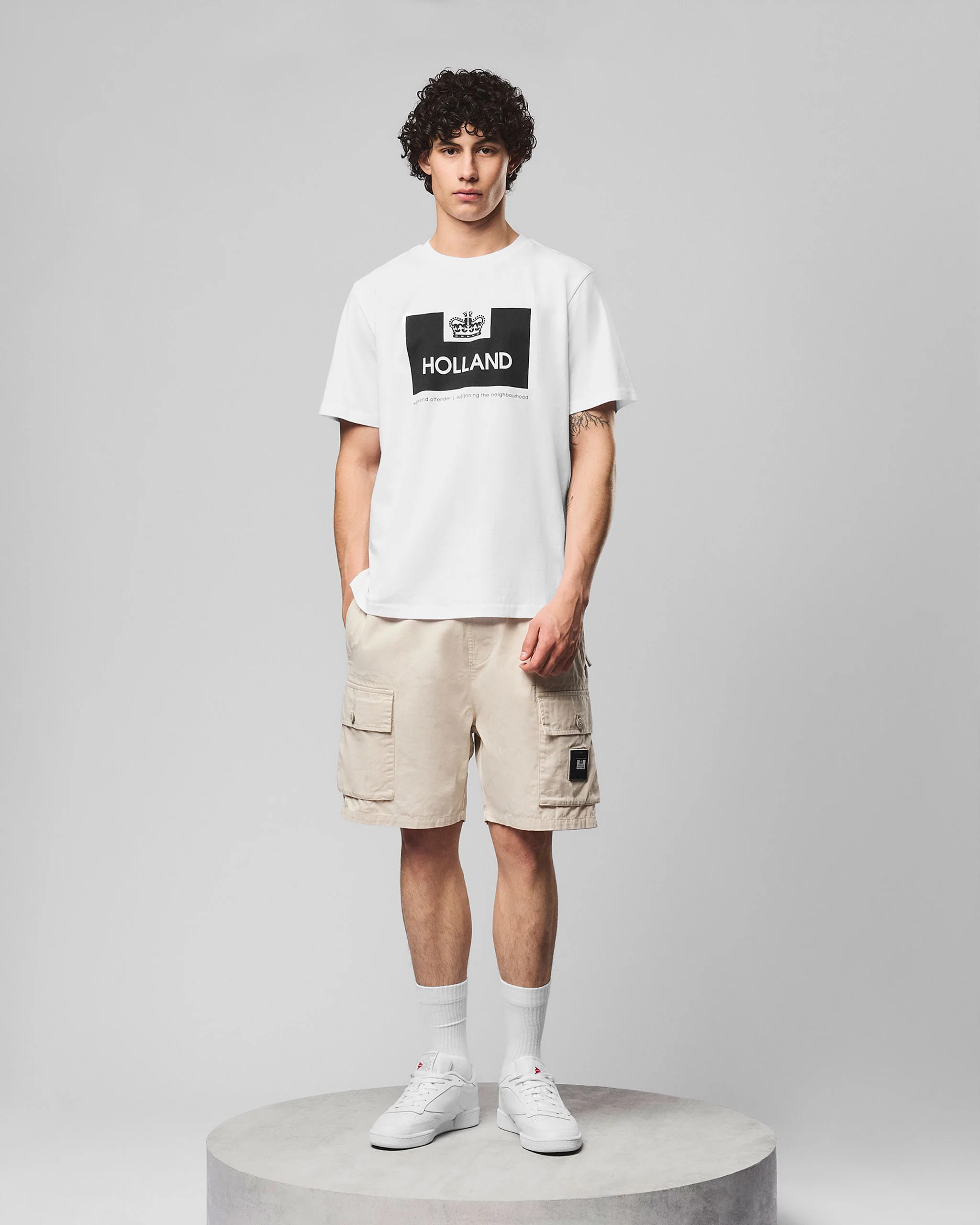 Country Series Holland T-Shirt White - Image 4