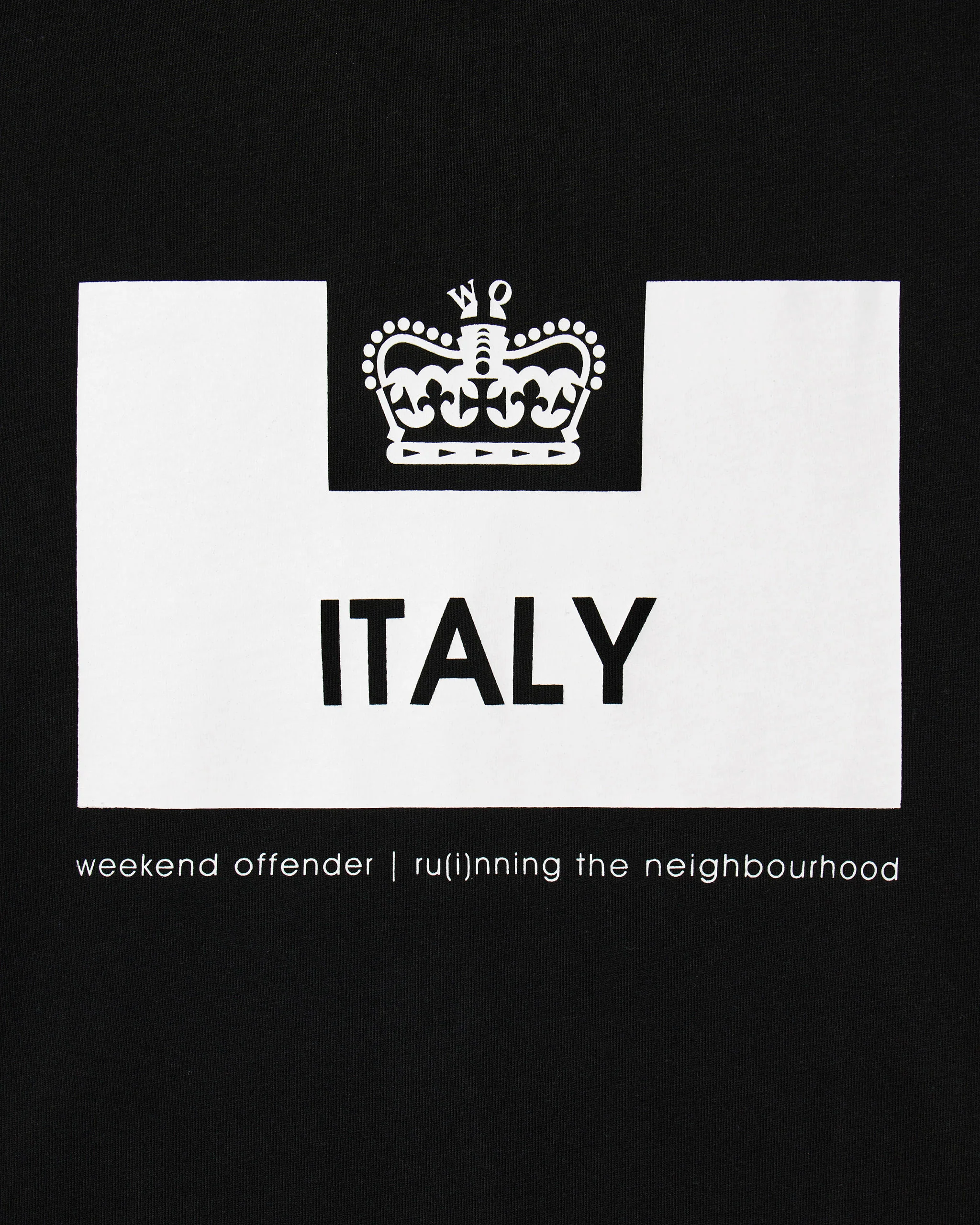 Country Series Italy T-Shirt Black - Image 2