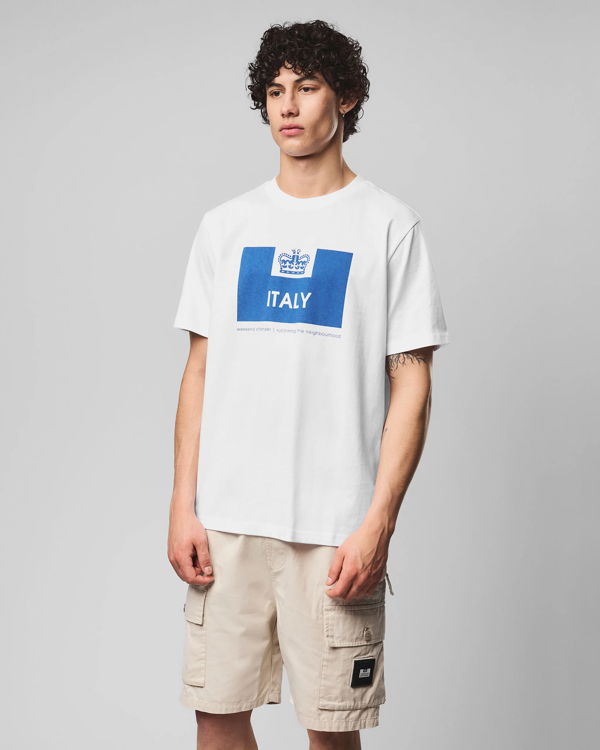 Country Series Italy T-Shirt White - Image 3