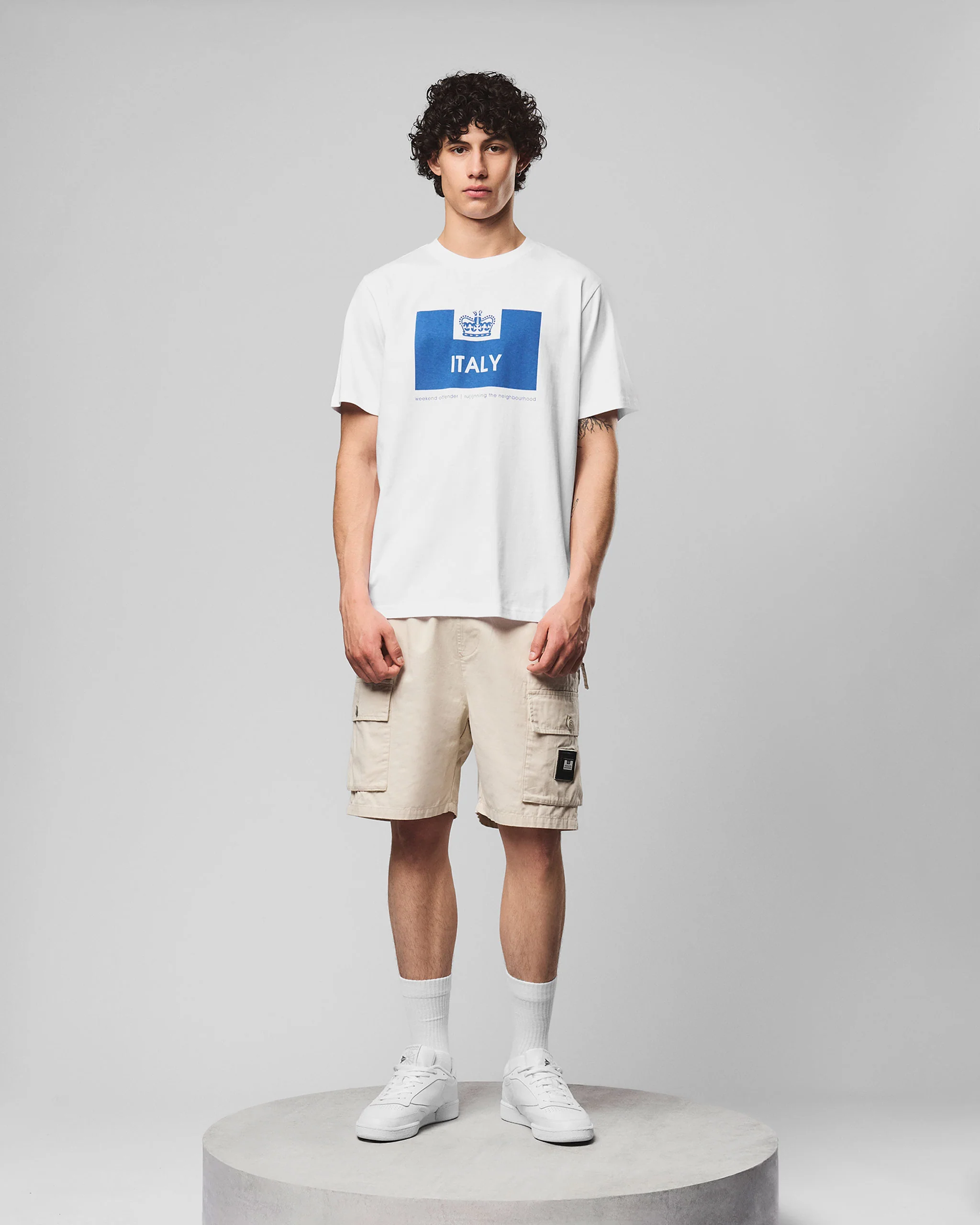 Country Series Italy T-Shirt White - Image 4