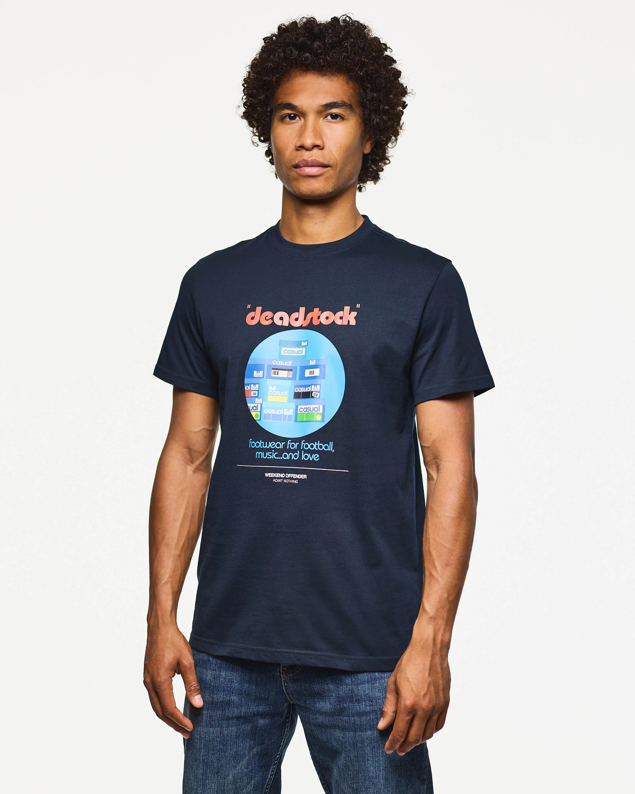 Deadstock Graphic T-Shirt Navy - Image 3