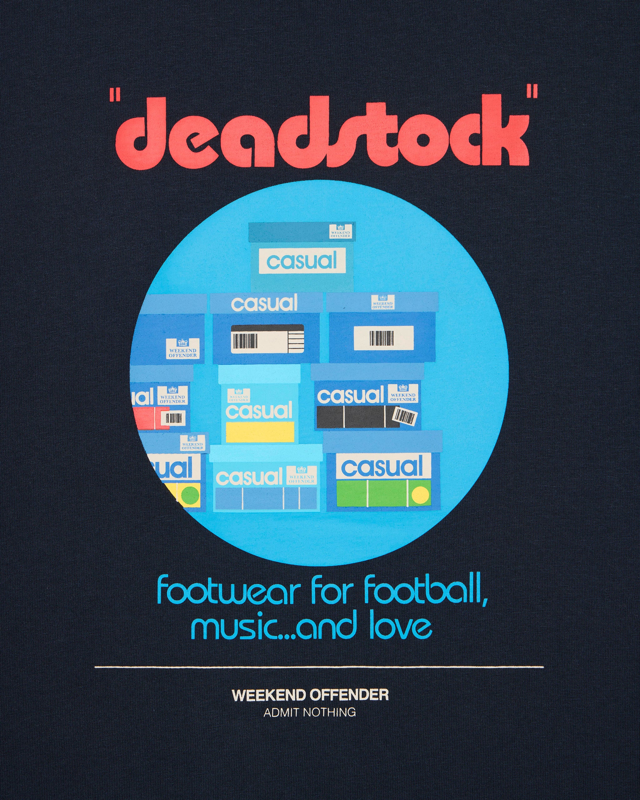 Deadstock Graphic T-Shirt Navy - Image 5