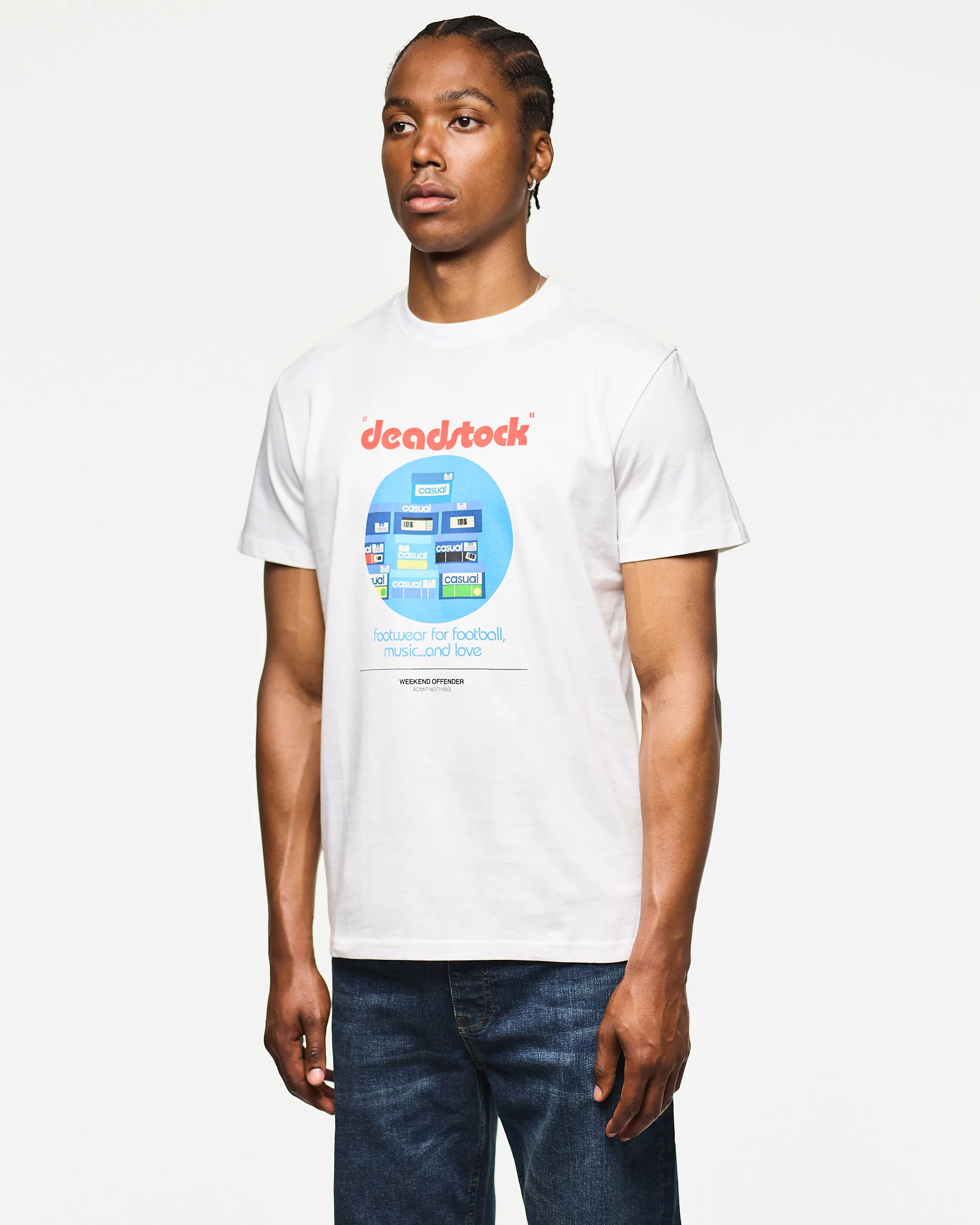 Deadstock Graphic T-Shirt White - Image 3