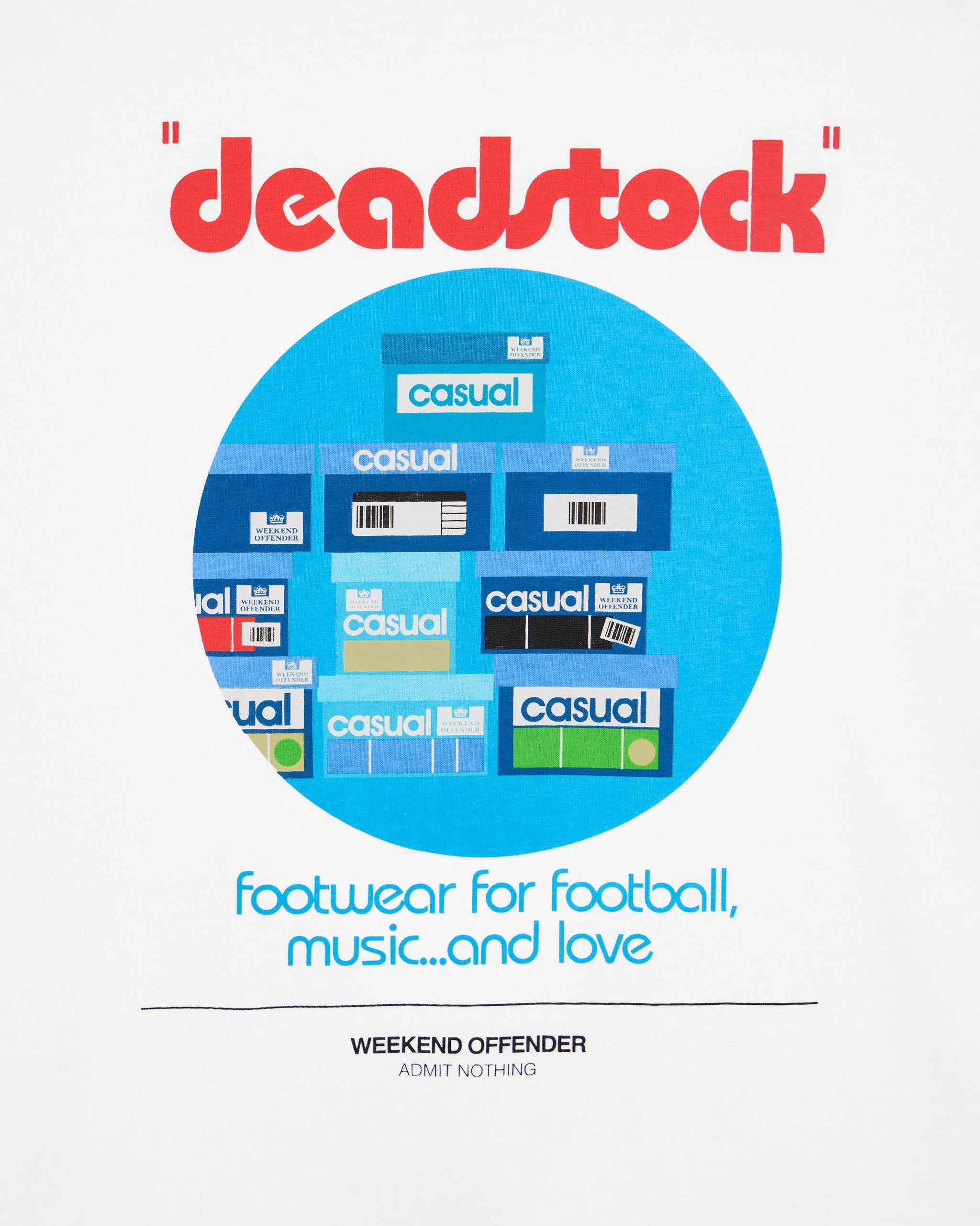 Deadstock Graphic T-Shirt White - Image 5