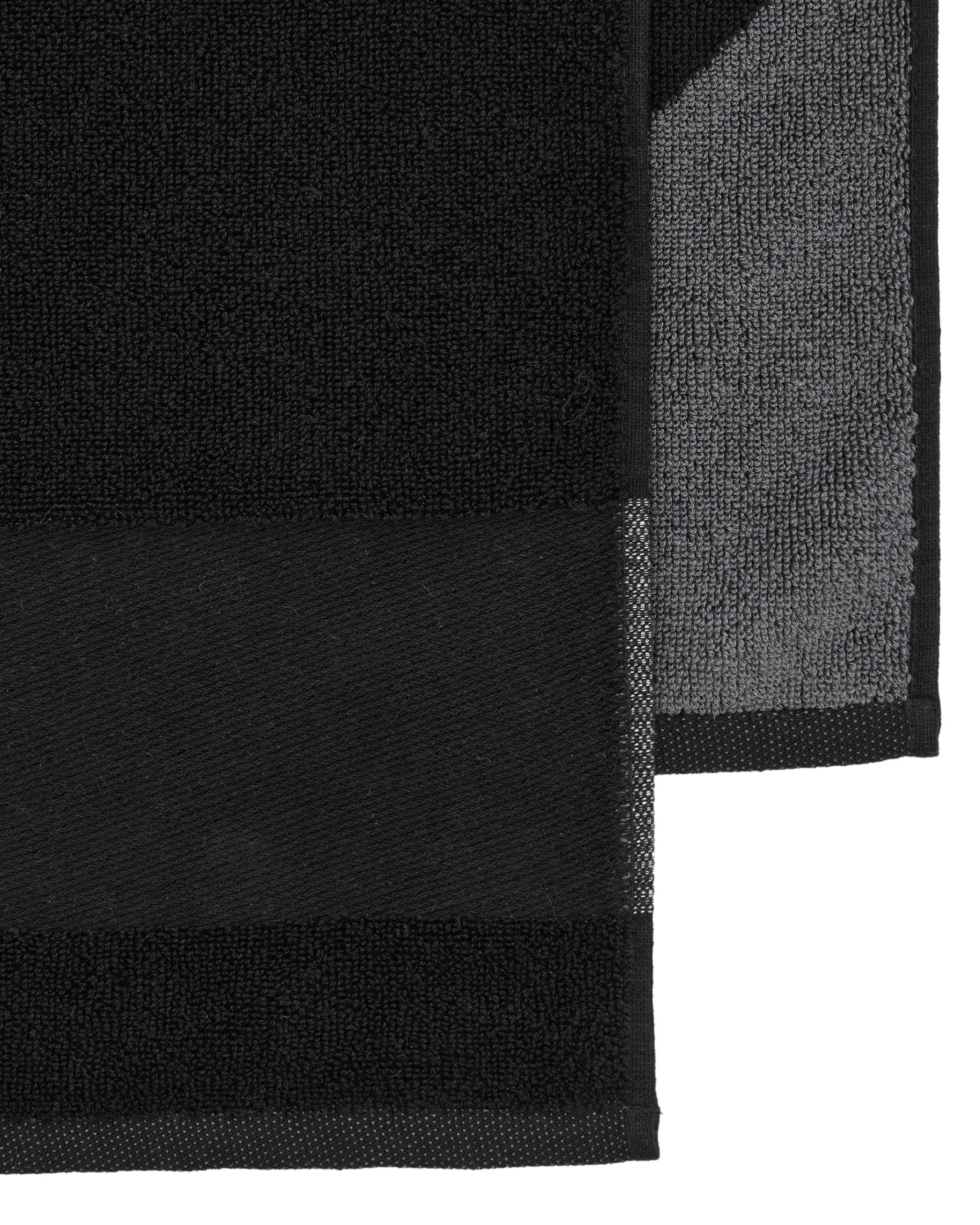 Beach Towel Black/Grey Large Diagonal Logo - Image 4