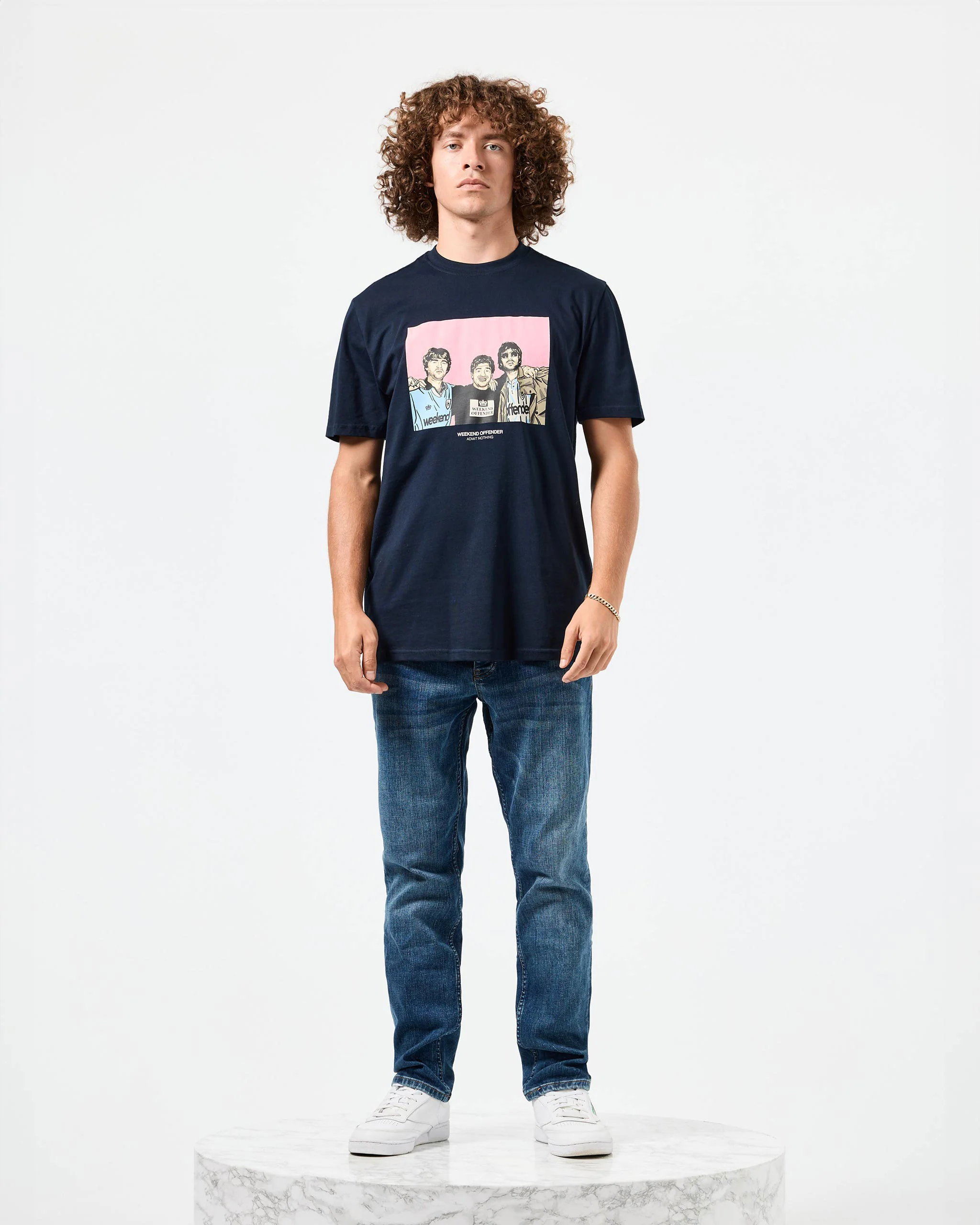 Diego Graphic T-Shirt Navy - Image 2