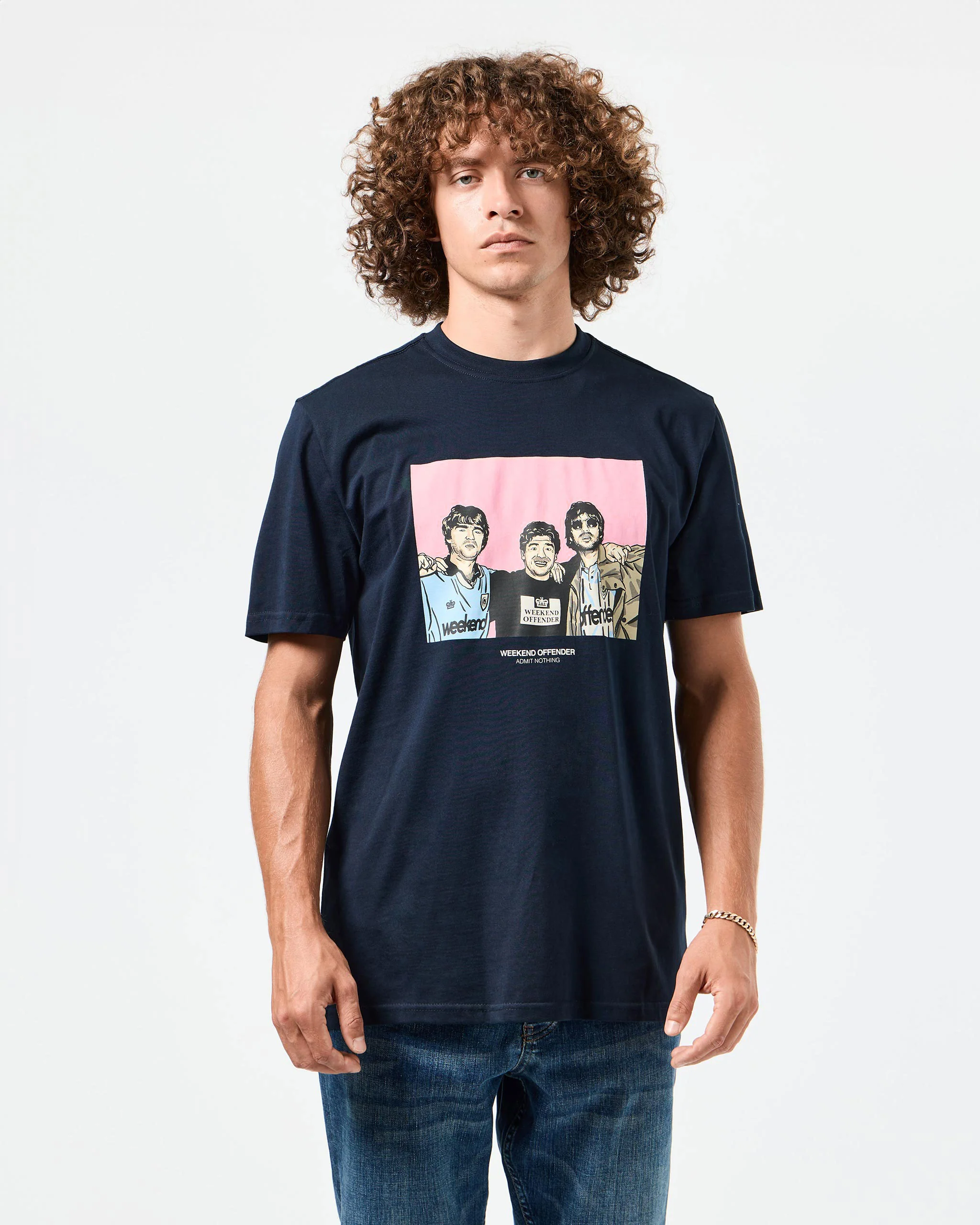 Diego Graphic T-Shirt Navy - Image 3
