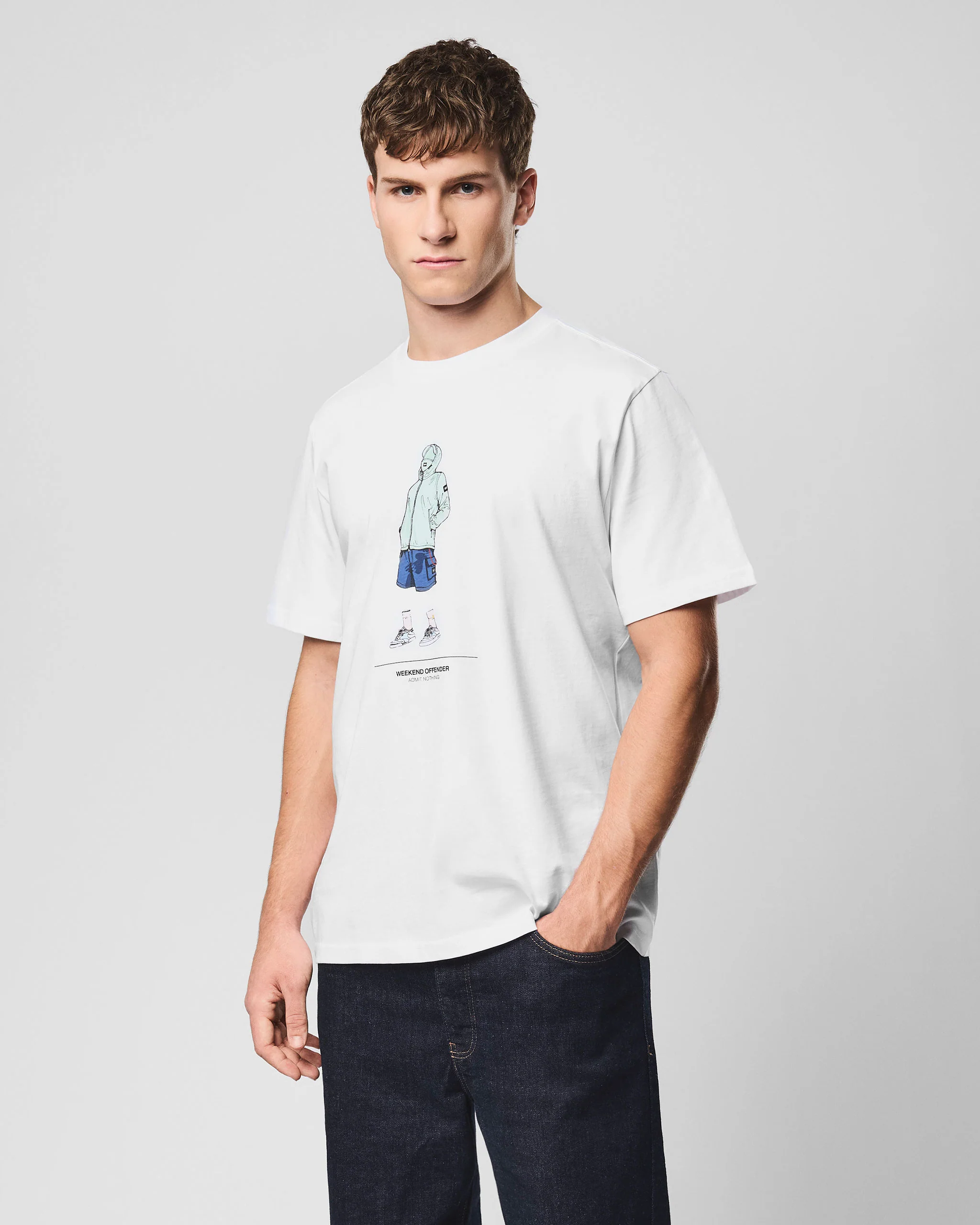 Drarga Graphic T-Shirt White - Image 3