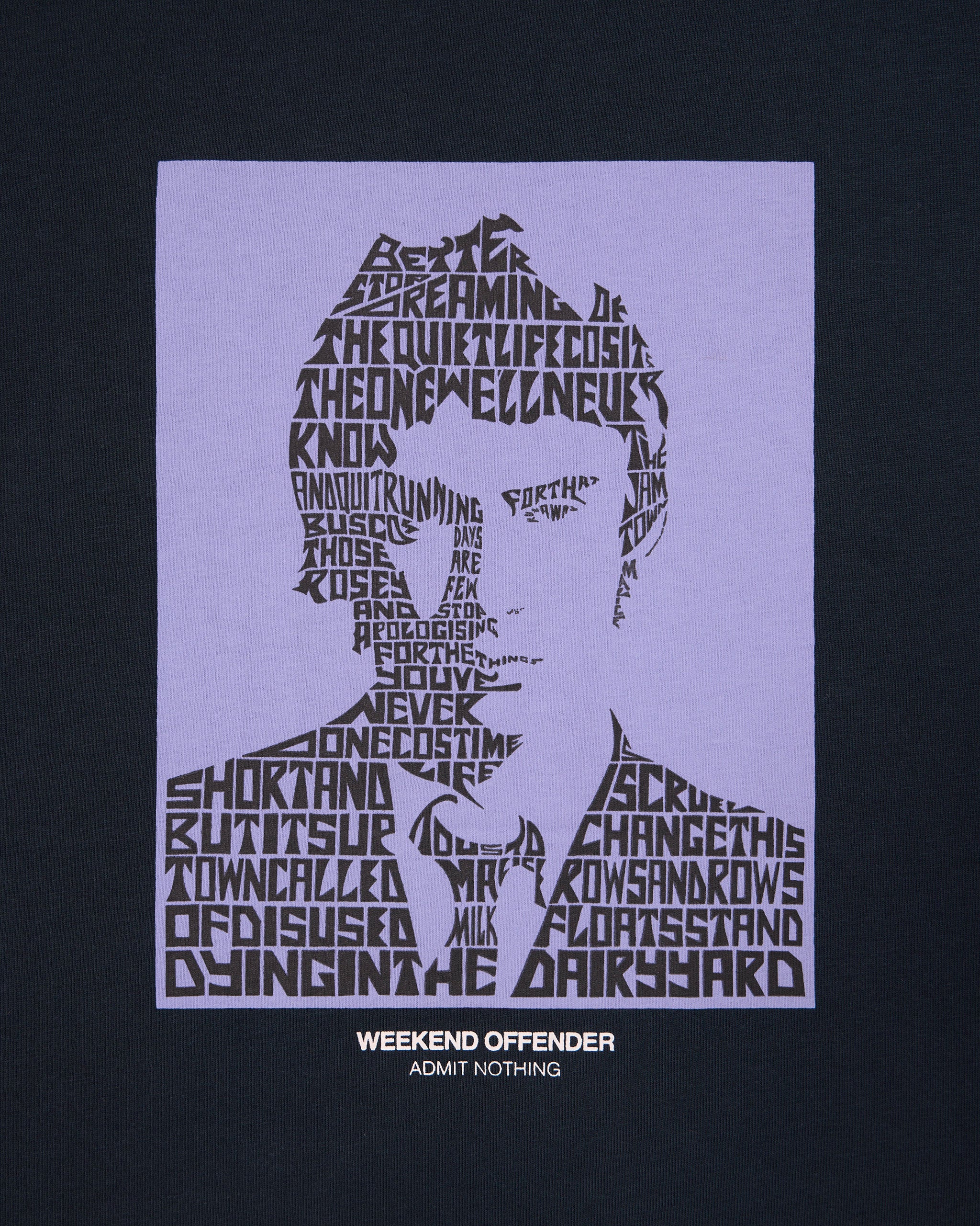 Dreamin' Graphic T-Shirt Navy - Image 2