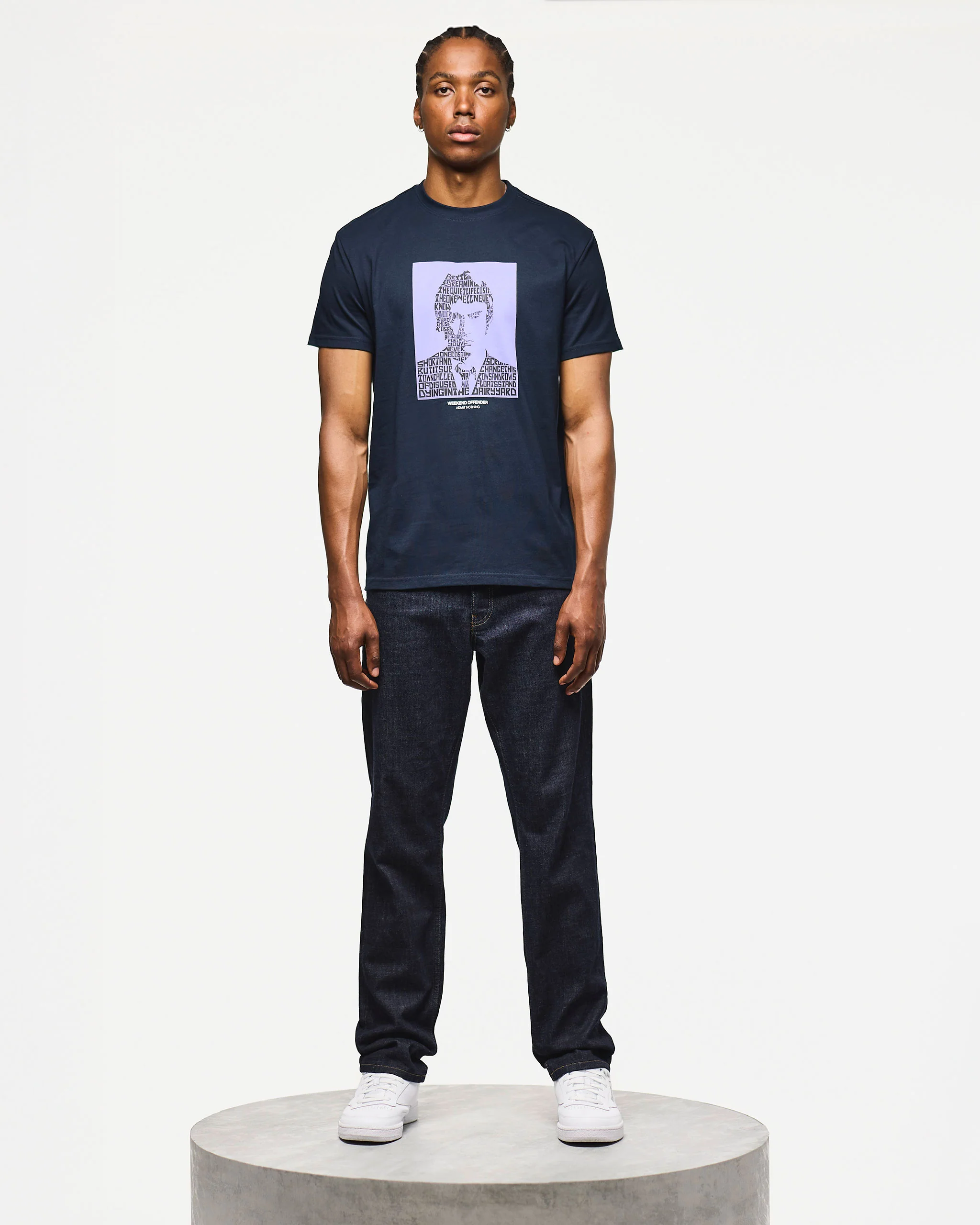 Dreamin' Graphic T-Shirt Navy - Image 3