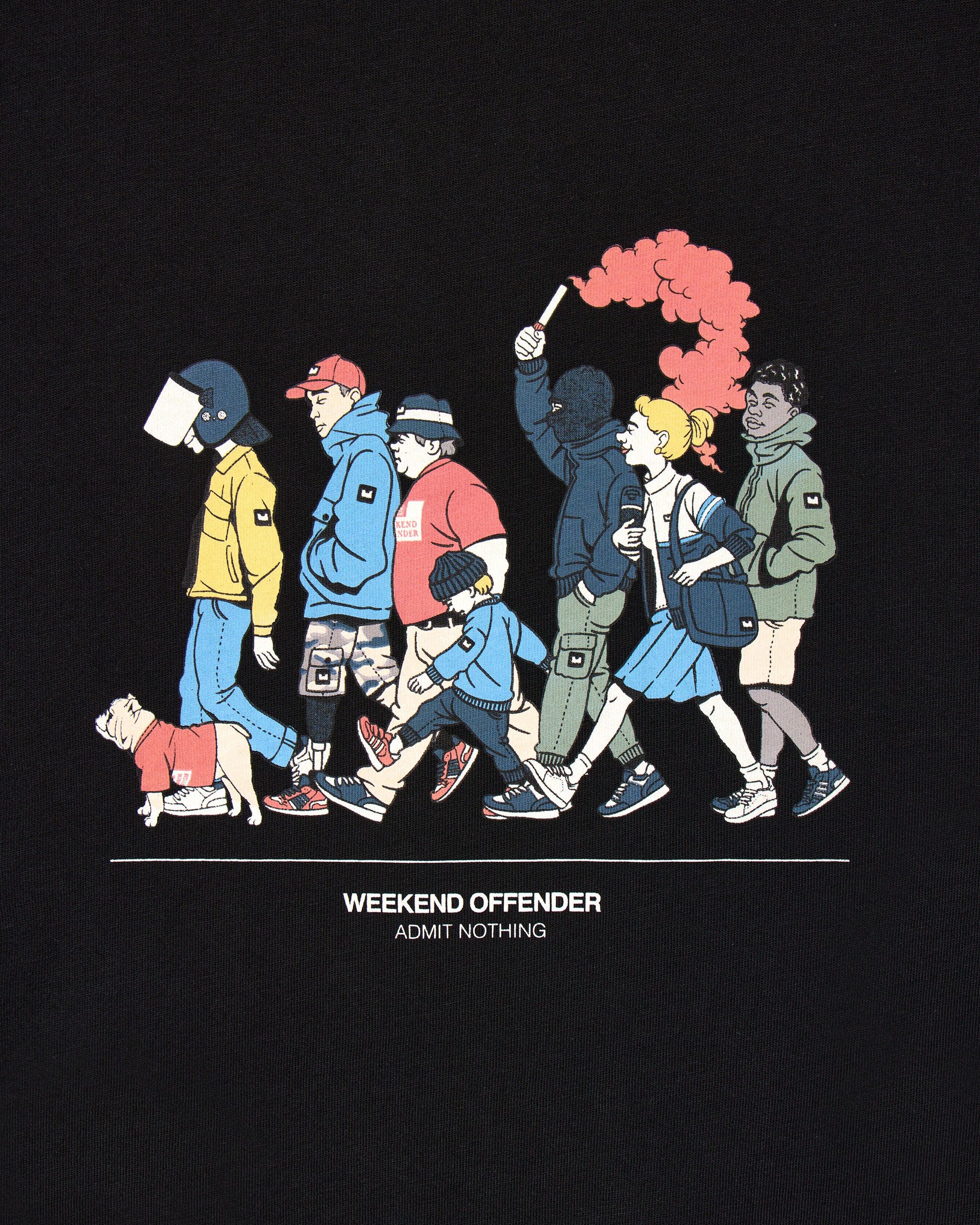 Everyone Graphic T-Shirt Black - Image 2