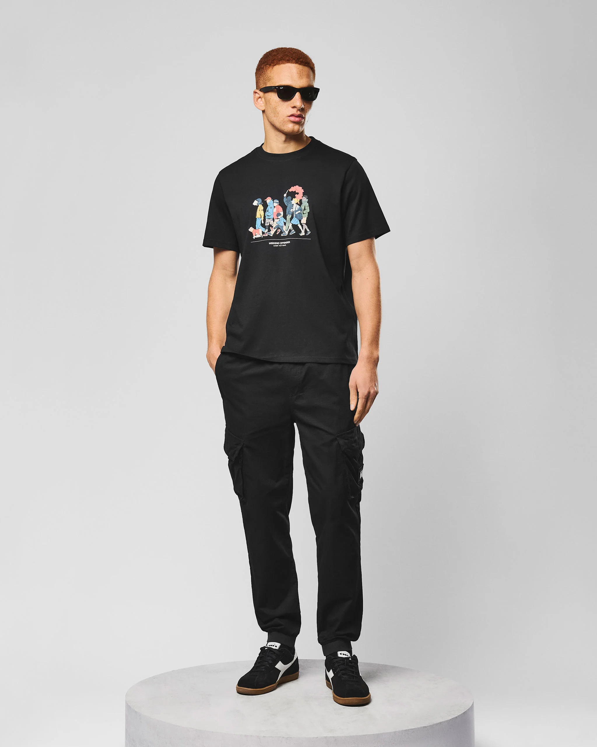 Everyone Graphic T-Shirt Black - Image 3