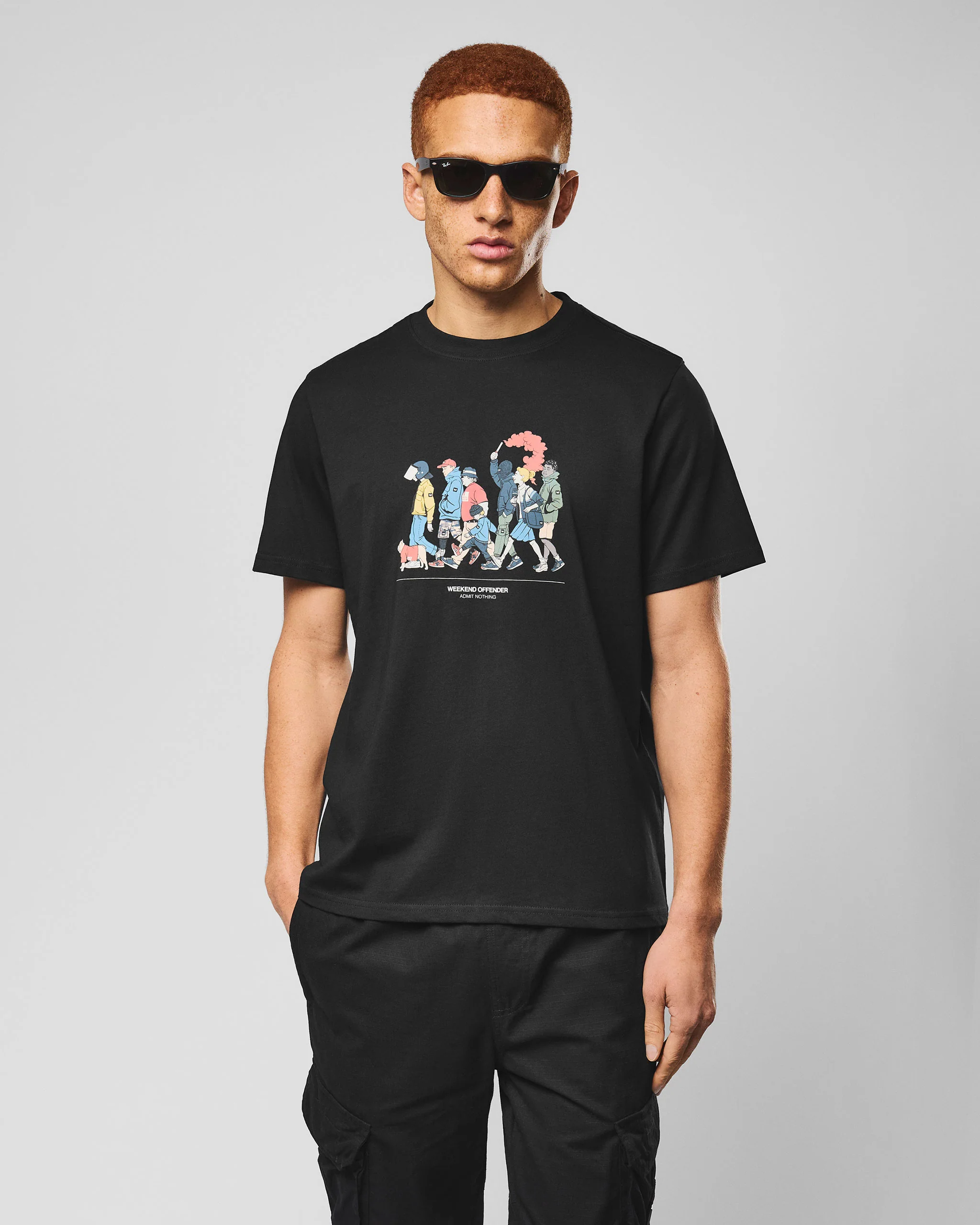 Everyone Graphic T-Shirt Black - Image 4