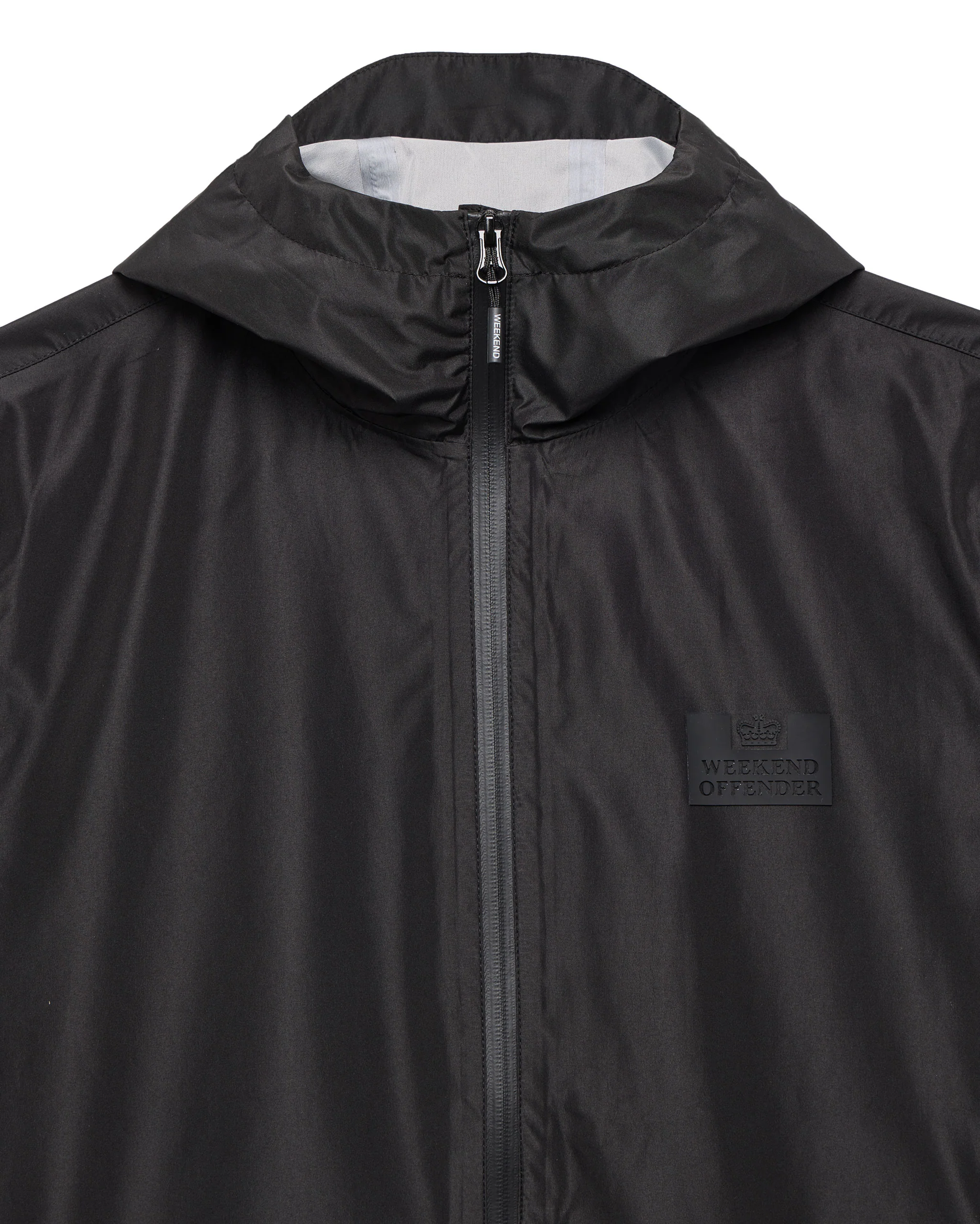 Football + Festivals Waterproof Pack Away Jacket Black - Image 7