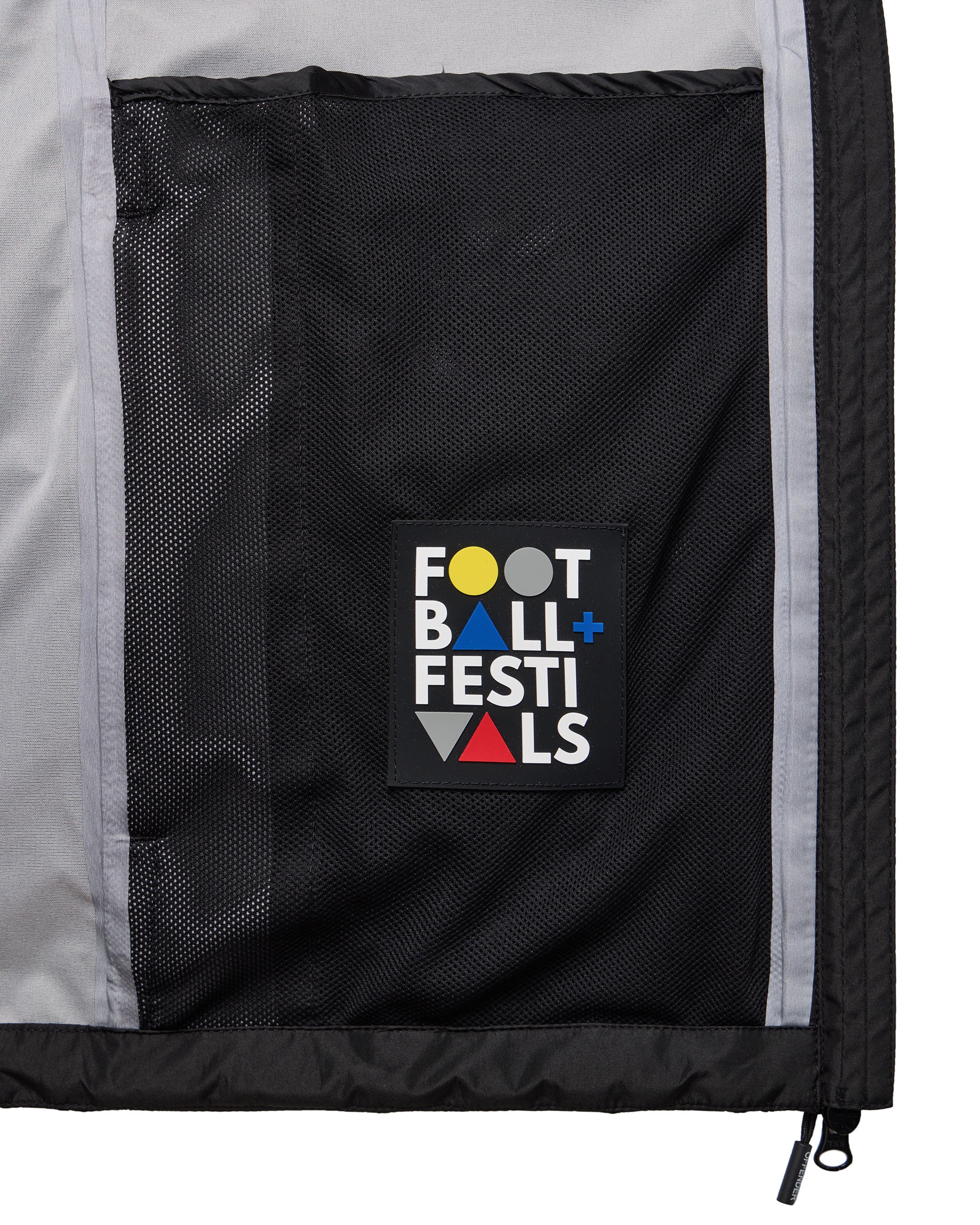 Football + Festivals Waterproof Pack Away Jacket Black - Image 9