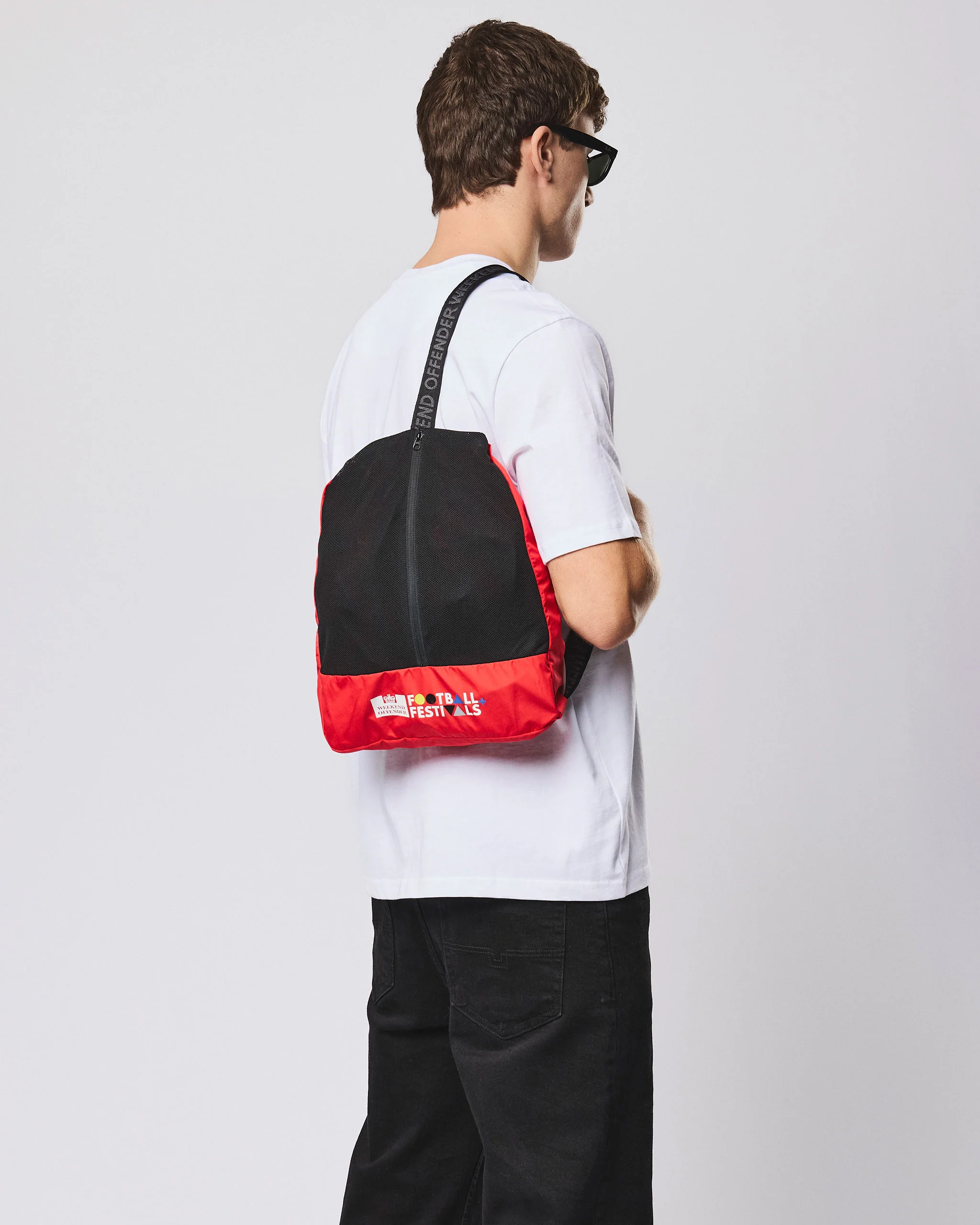 Football + Festivals Waterproof Pack Away Jacket Watermelon - Image 5