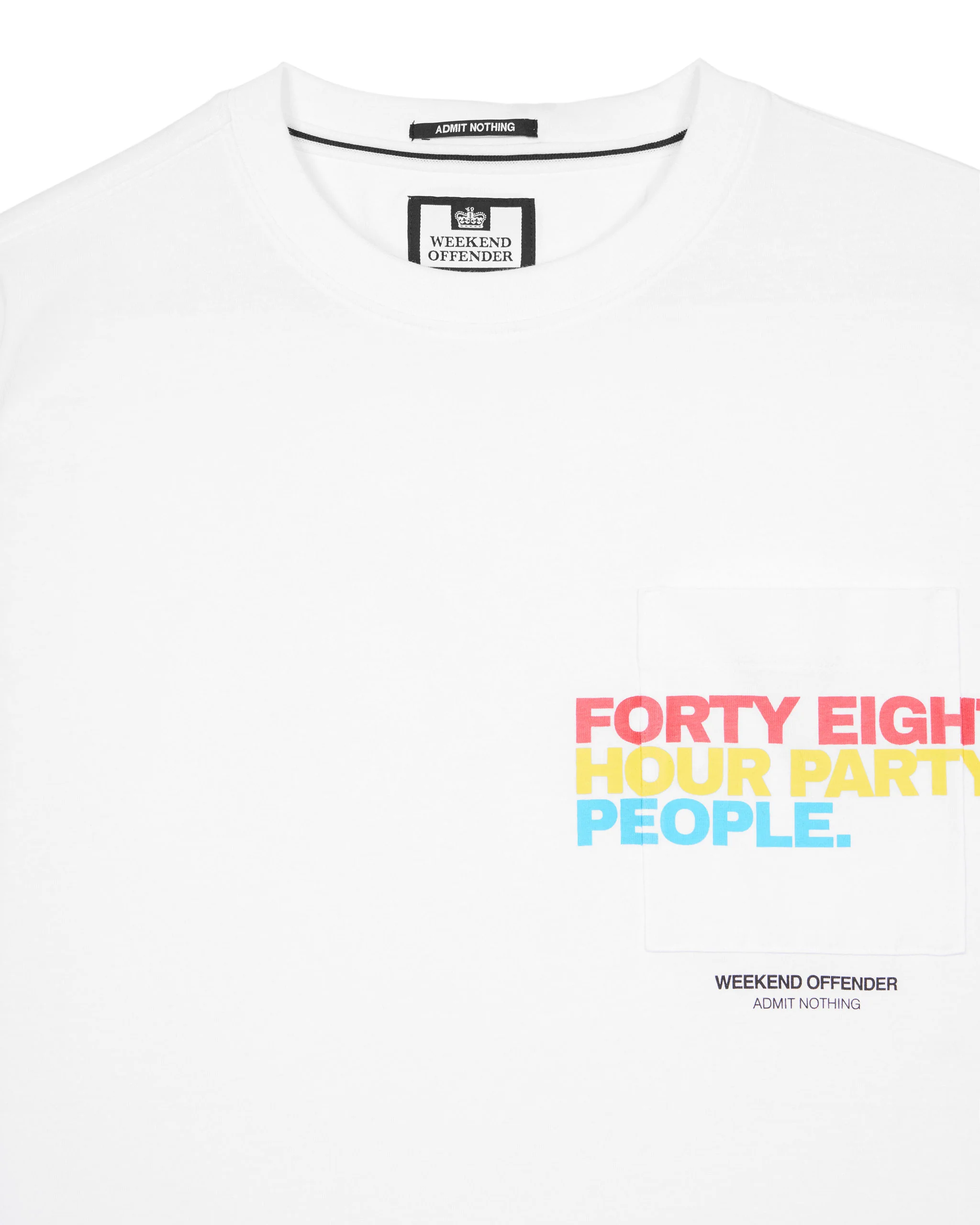 Forty Eight Graphic T-Shirt White - Image 5