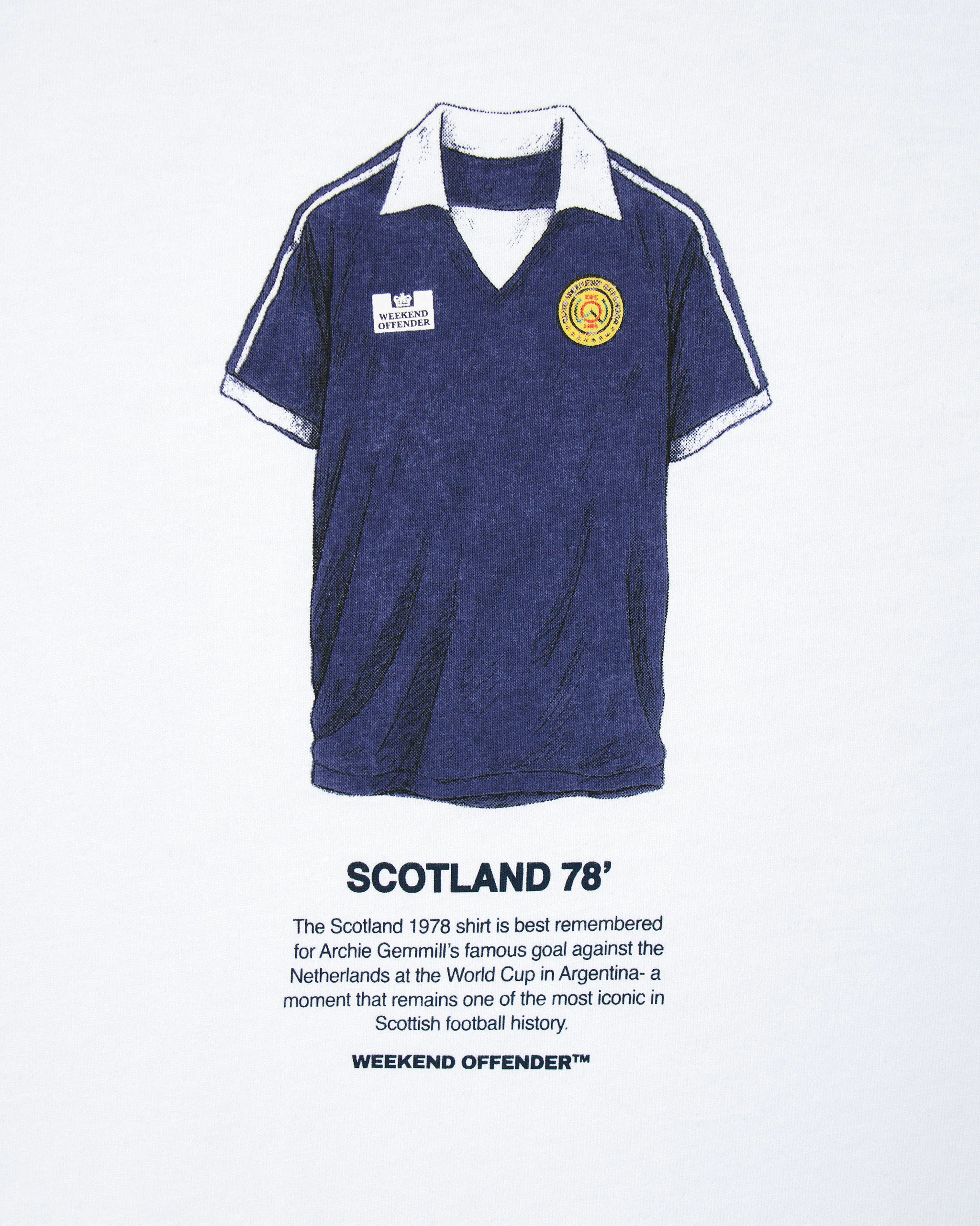 Gemmill Graphic T-Shirt White - Image 2