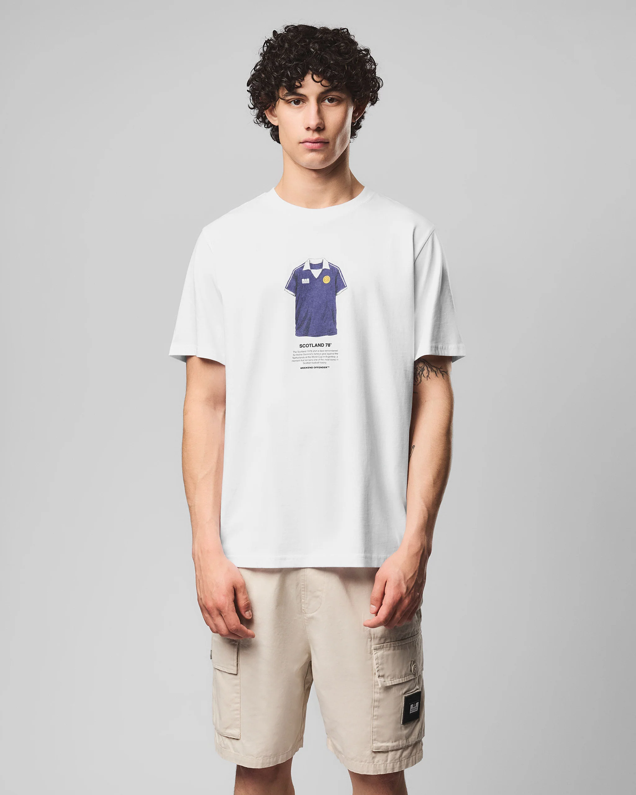 Gemmill Graphic T-Shirt White - Image 3