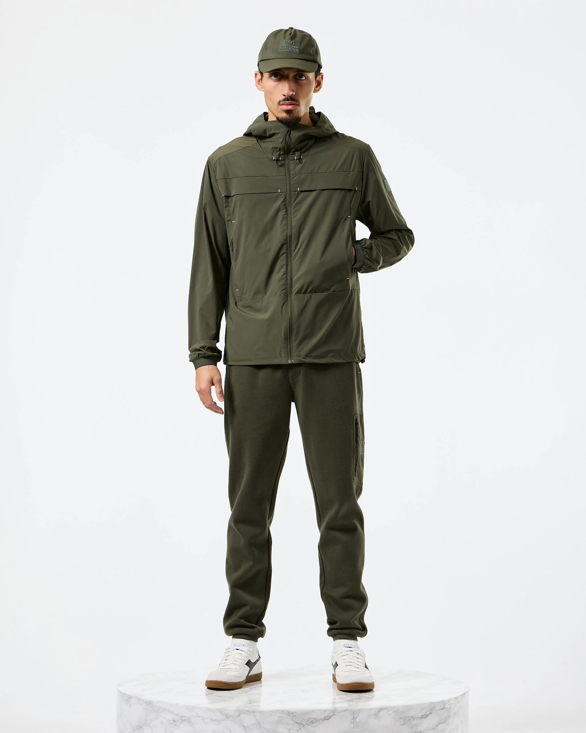 Guadalajara Windbreaker Jacket Castle Green - Image 4