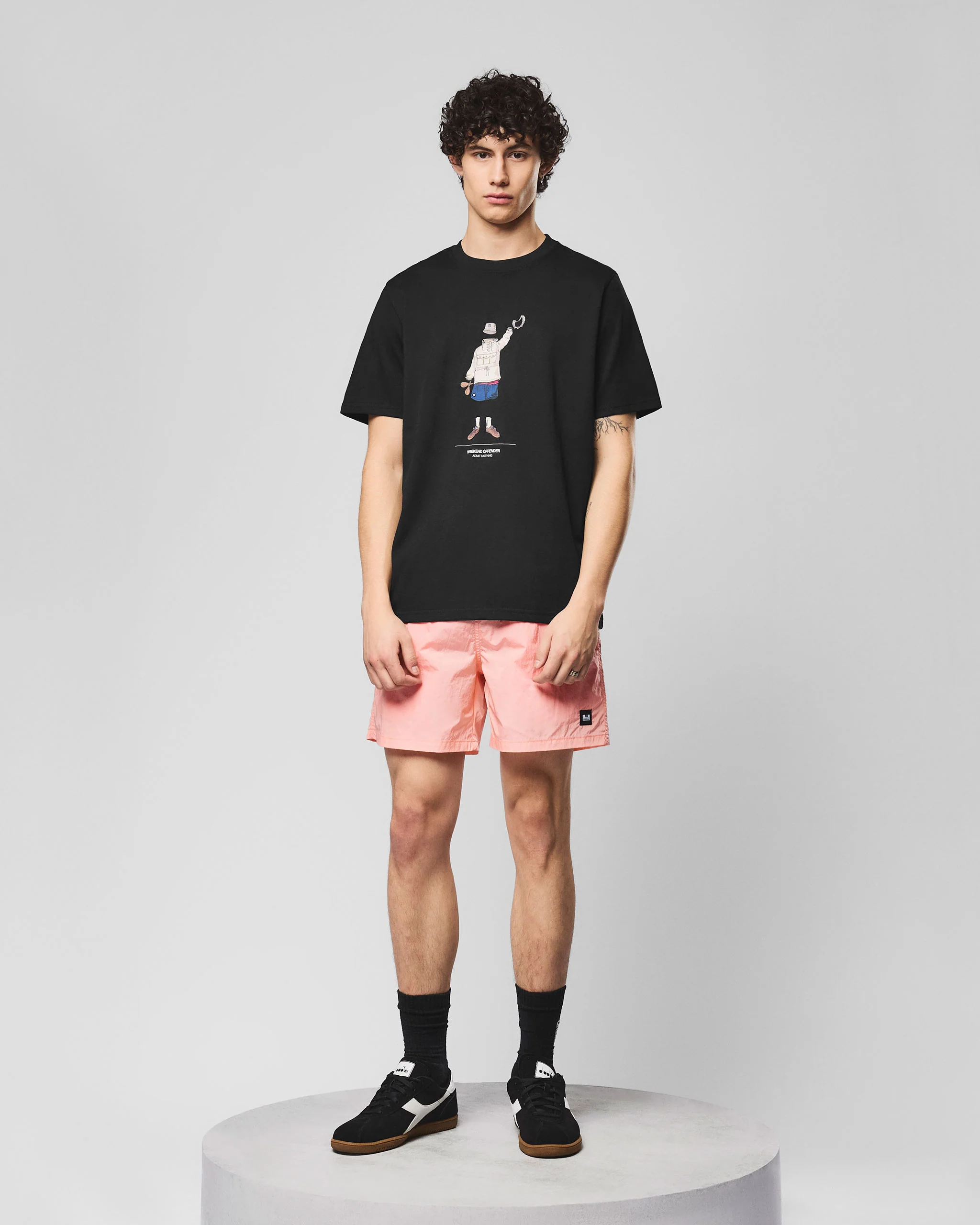 Hassen Graphic T-Shirt Black - Image 3