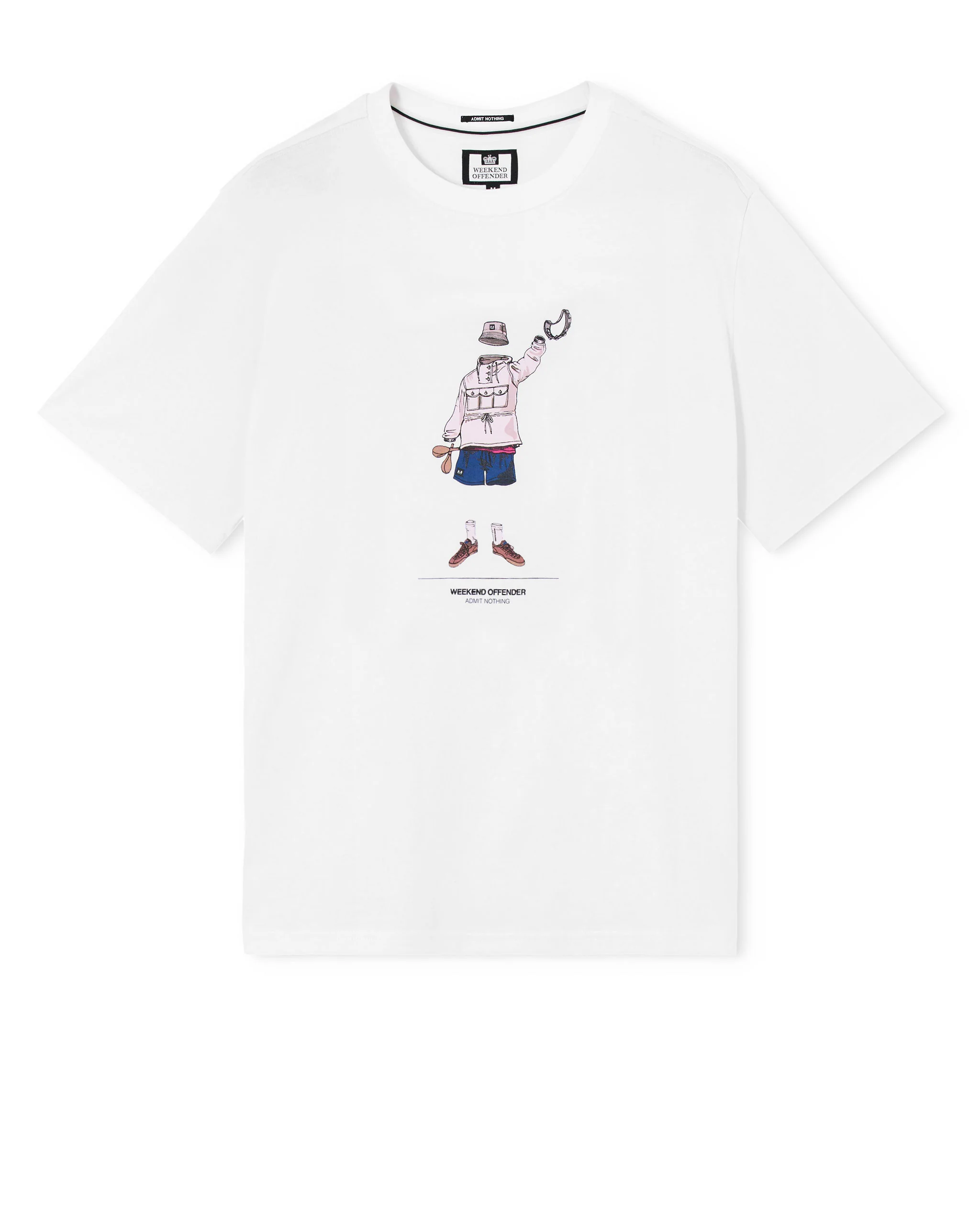 Hassen Graphic T-Shirt White