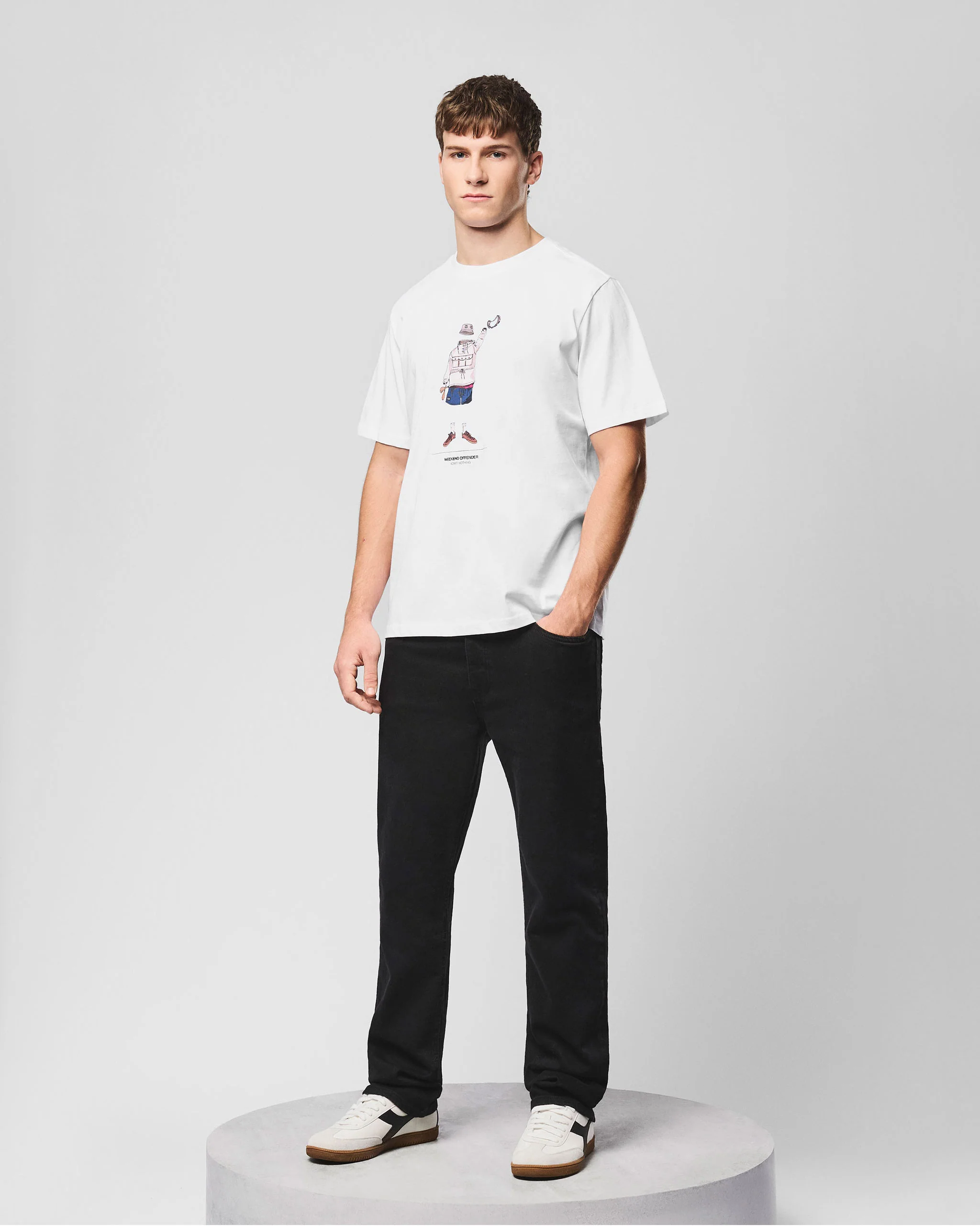 Hassen Graphic T-Shirt White - Image 3