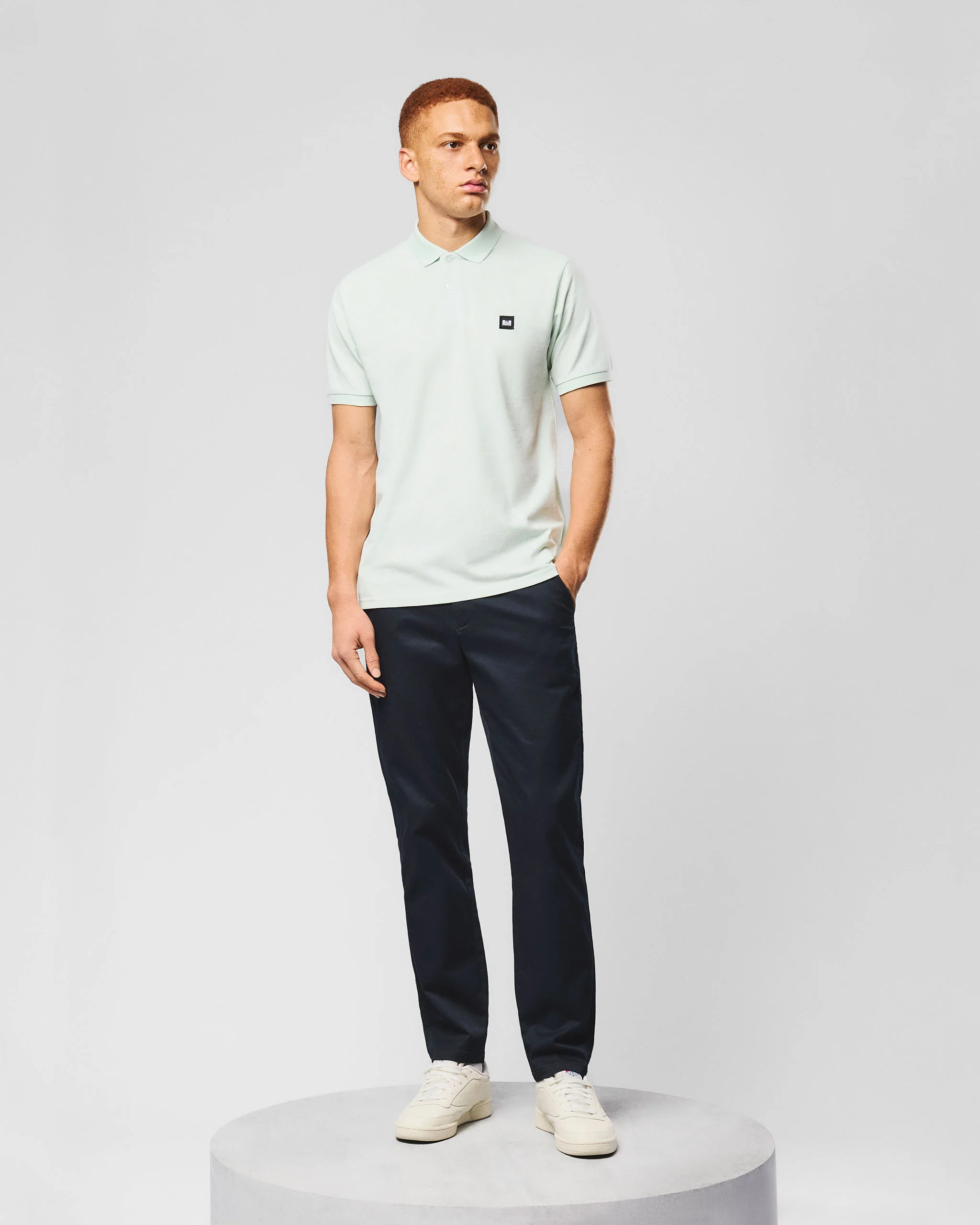 Heathcote Polo Shirt Amazonite Green - Image 3