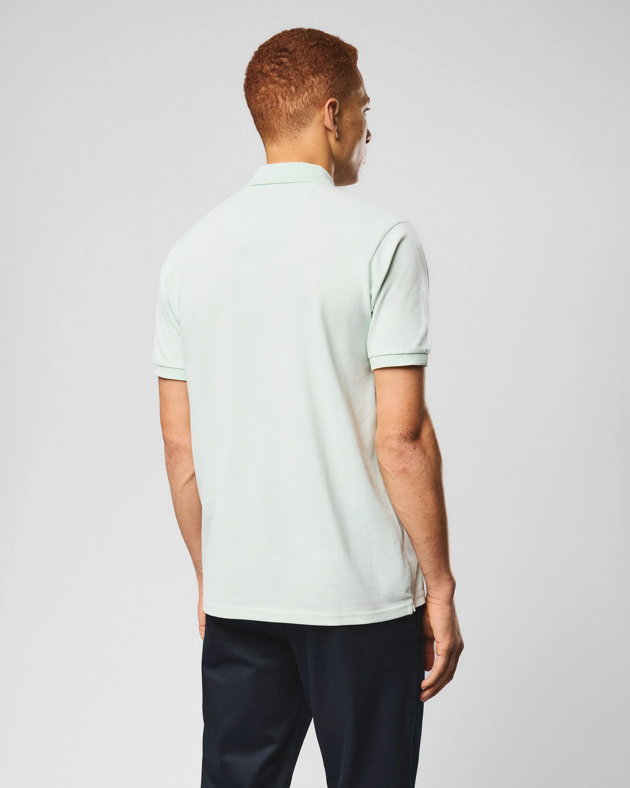 Heathcote Polo Shirt Amazonite Green - Image 4