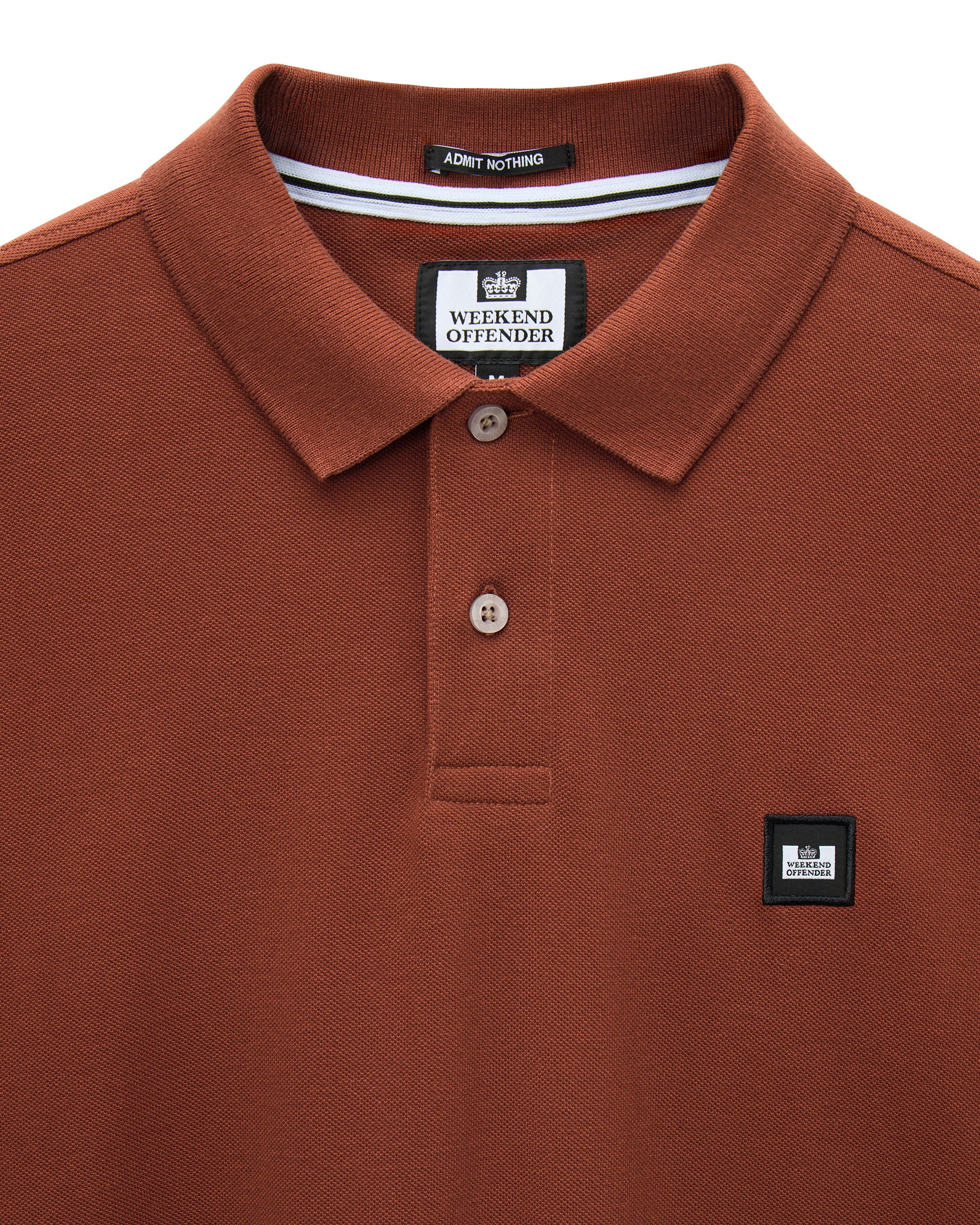 Heathcote Polo Shirt Brick - Image 2