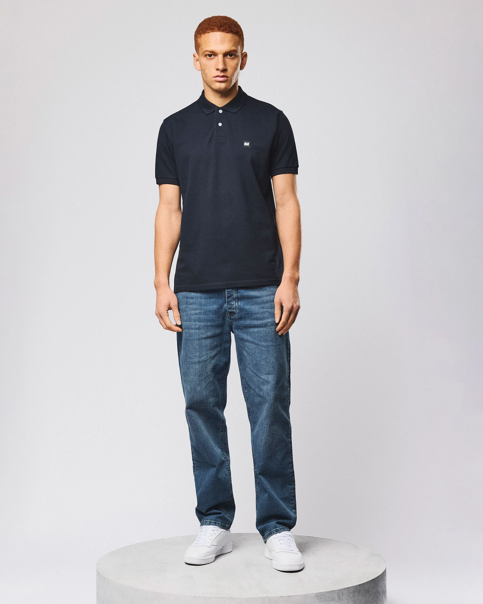 Heathcote Polo Shirt Navy - Image 2