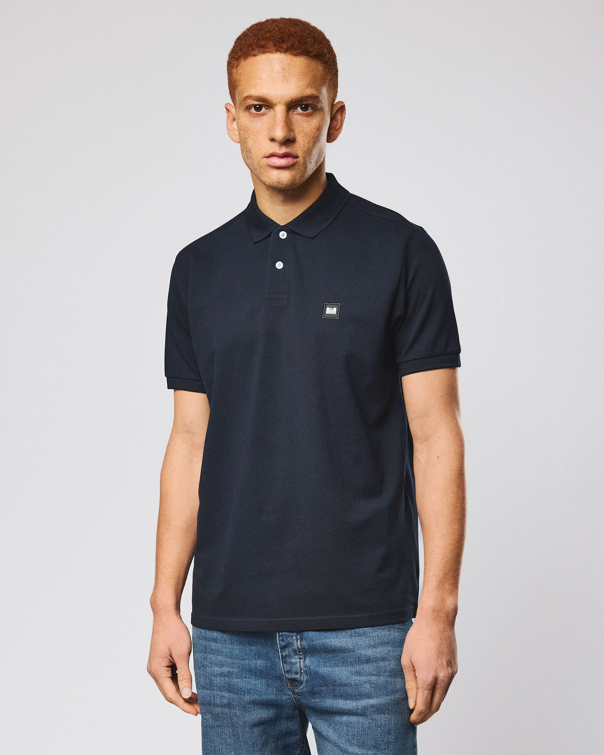 Heathcote Polo Shirt Navy - Image 3