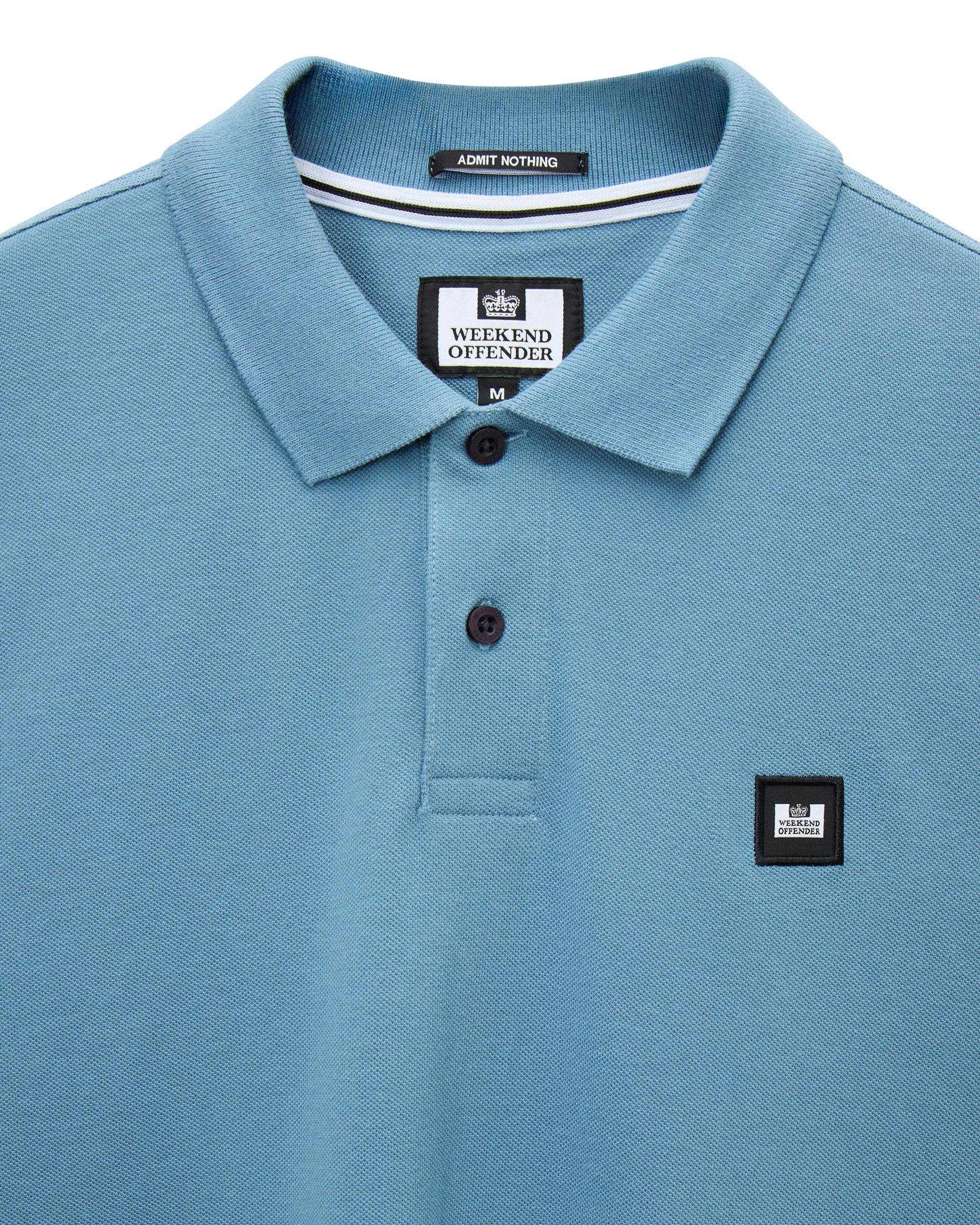 Heathcote Polo Shirt Peruvian Blue - Image 2