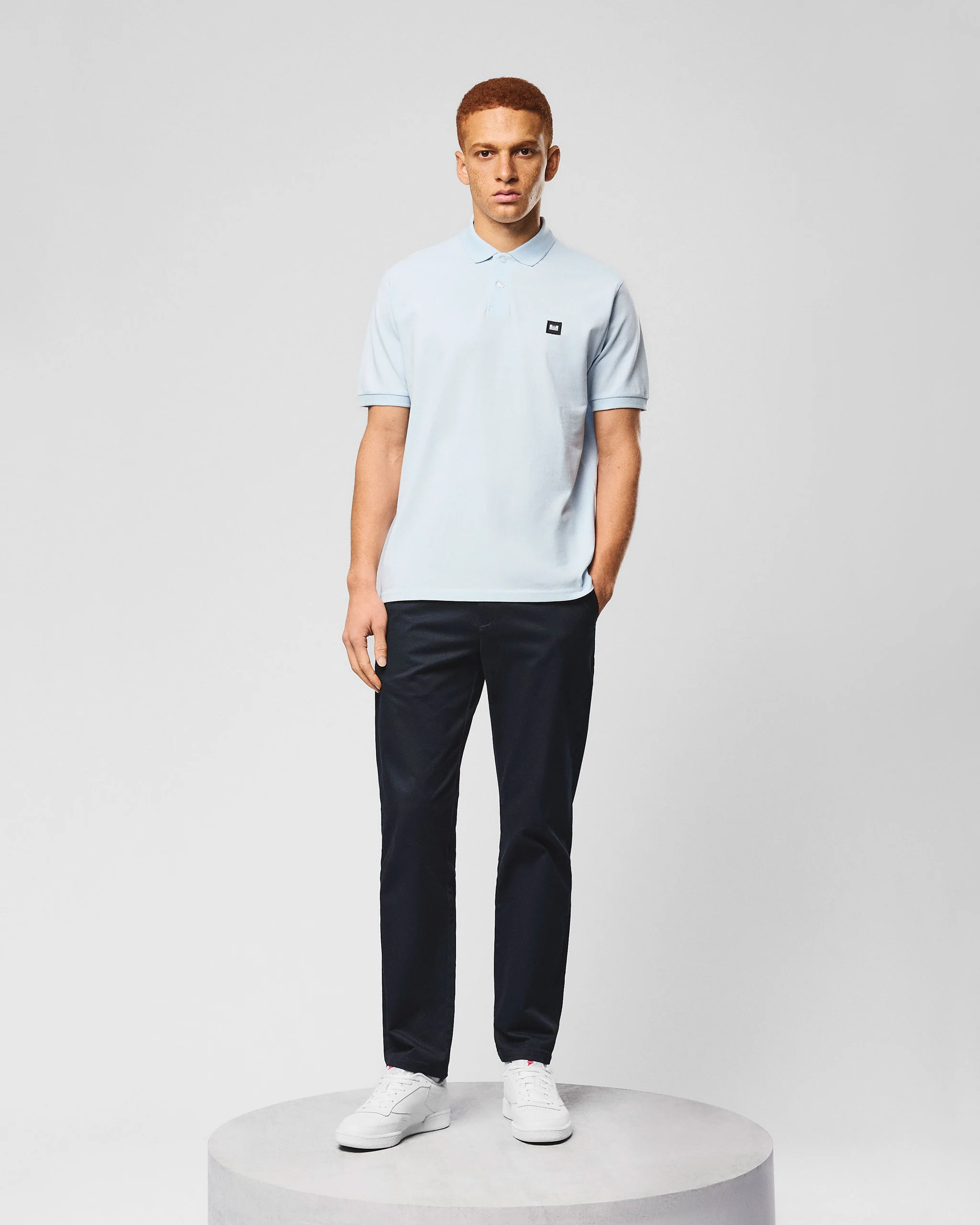 Heathcote Polo Shirt Sky Blue - Image 3