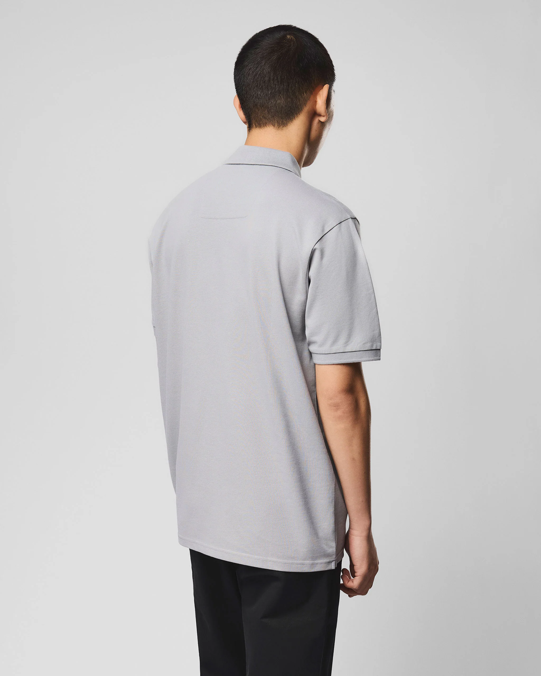 Heathcote Polo Shirt Smokey Grey - Image 4