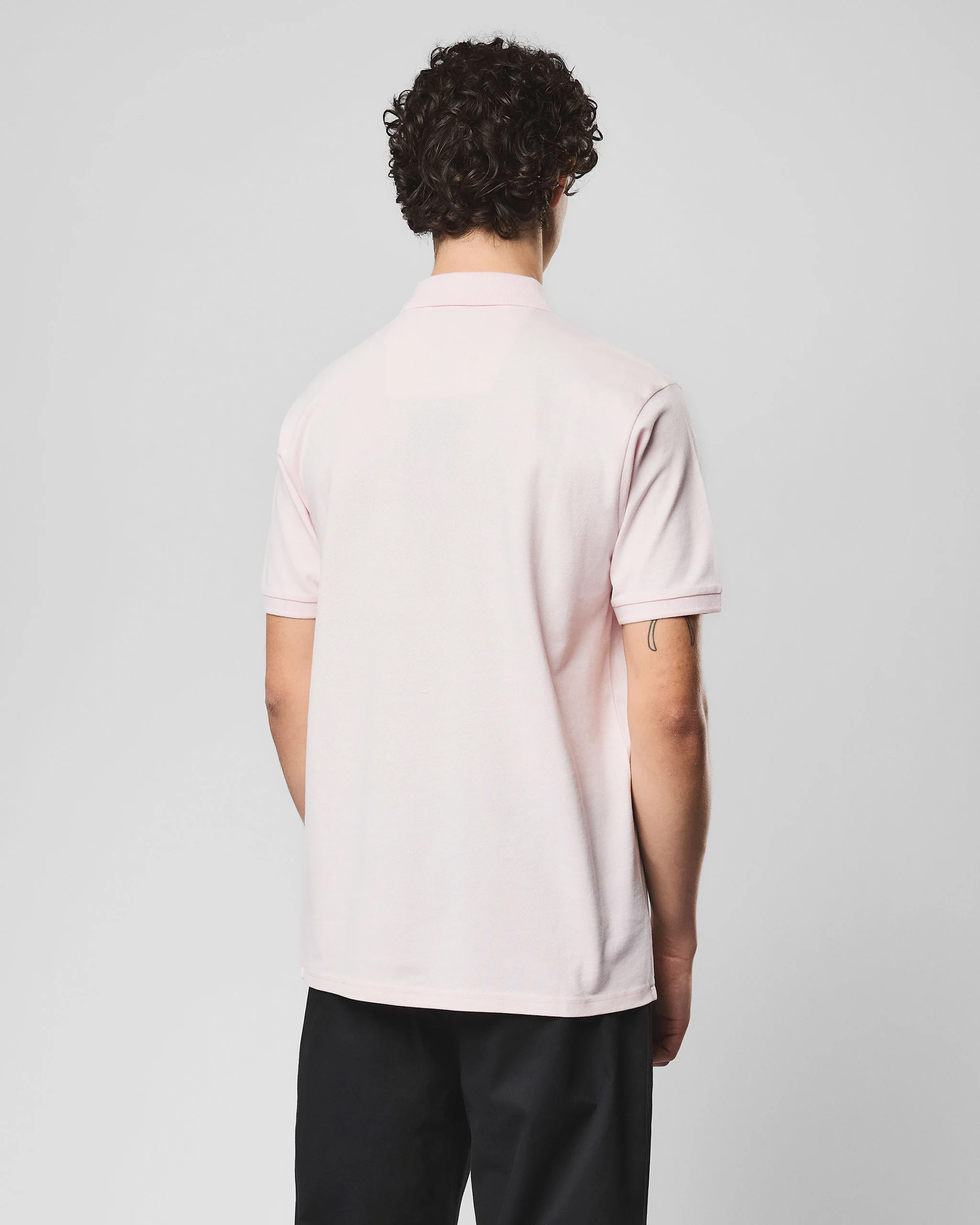 Heathcote Polo Shirt Soft Pink - Image 4