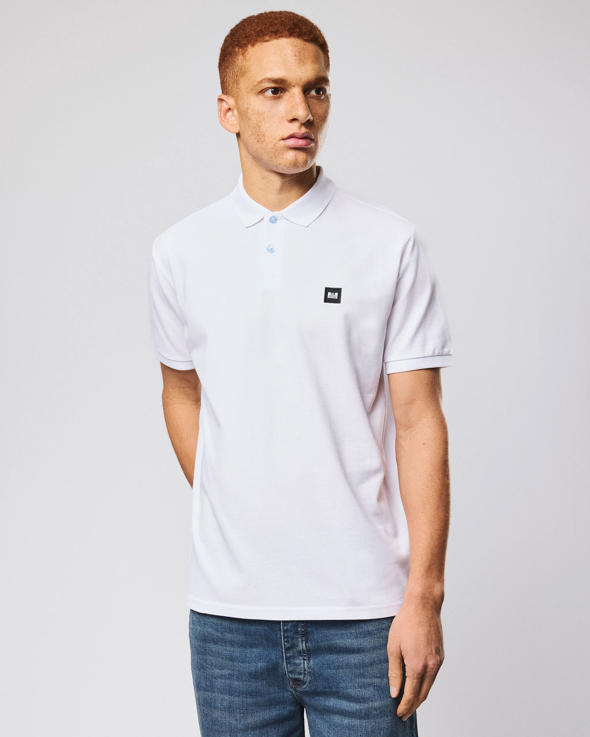 Heathcote Polo Shirt White - Image 3