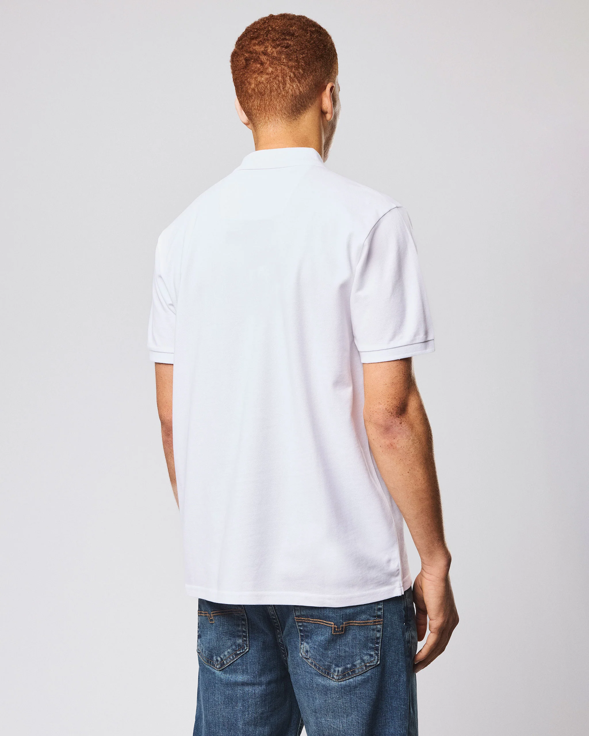 Heathcote Polo Shirt White - Image 4