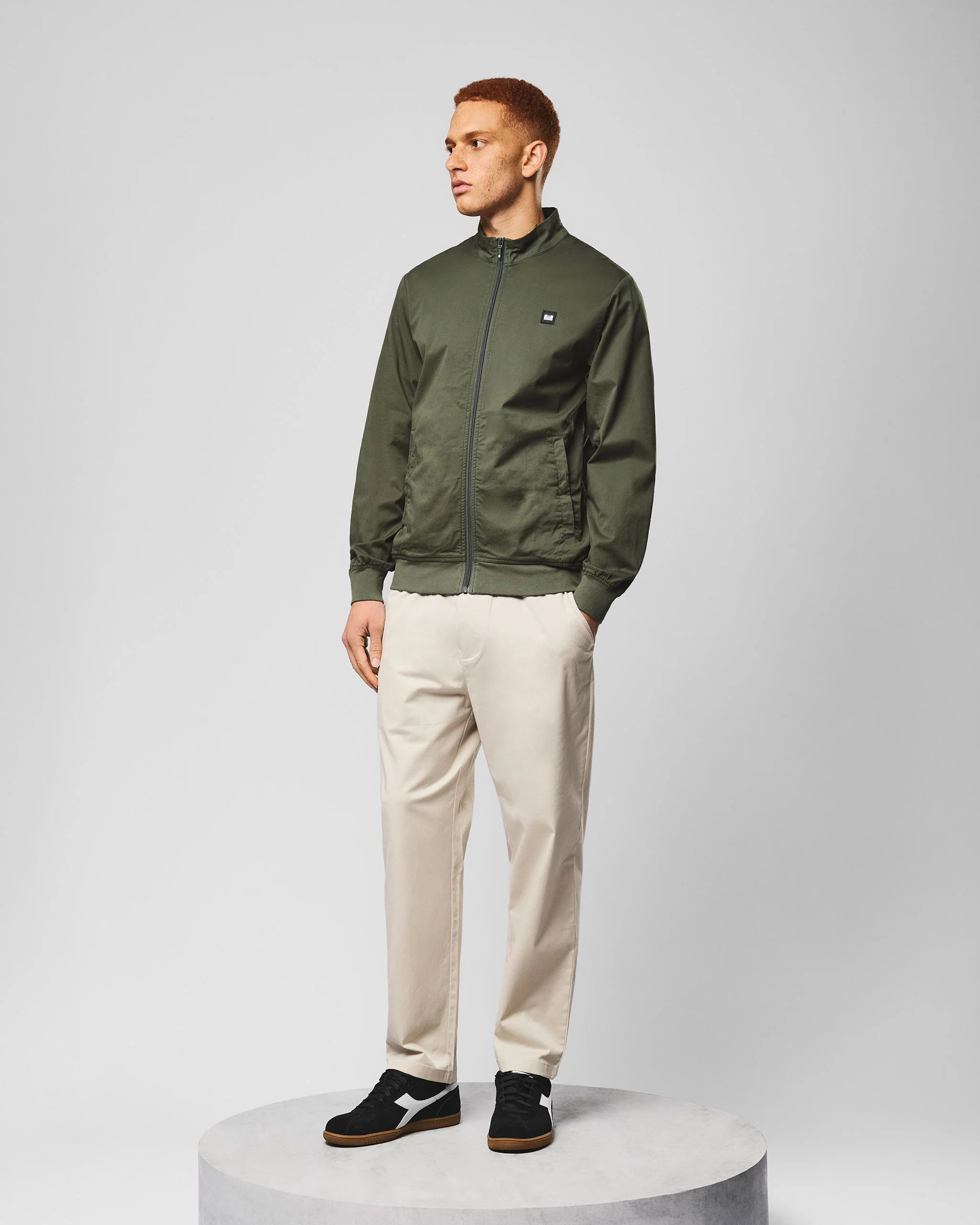 Hemsley Track Top Black Forest Green - Image 2