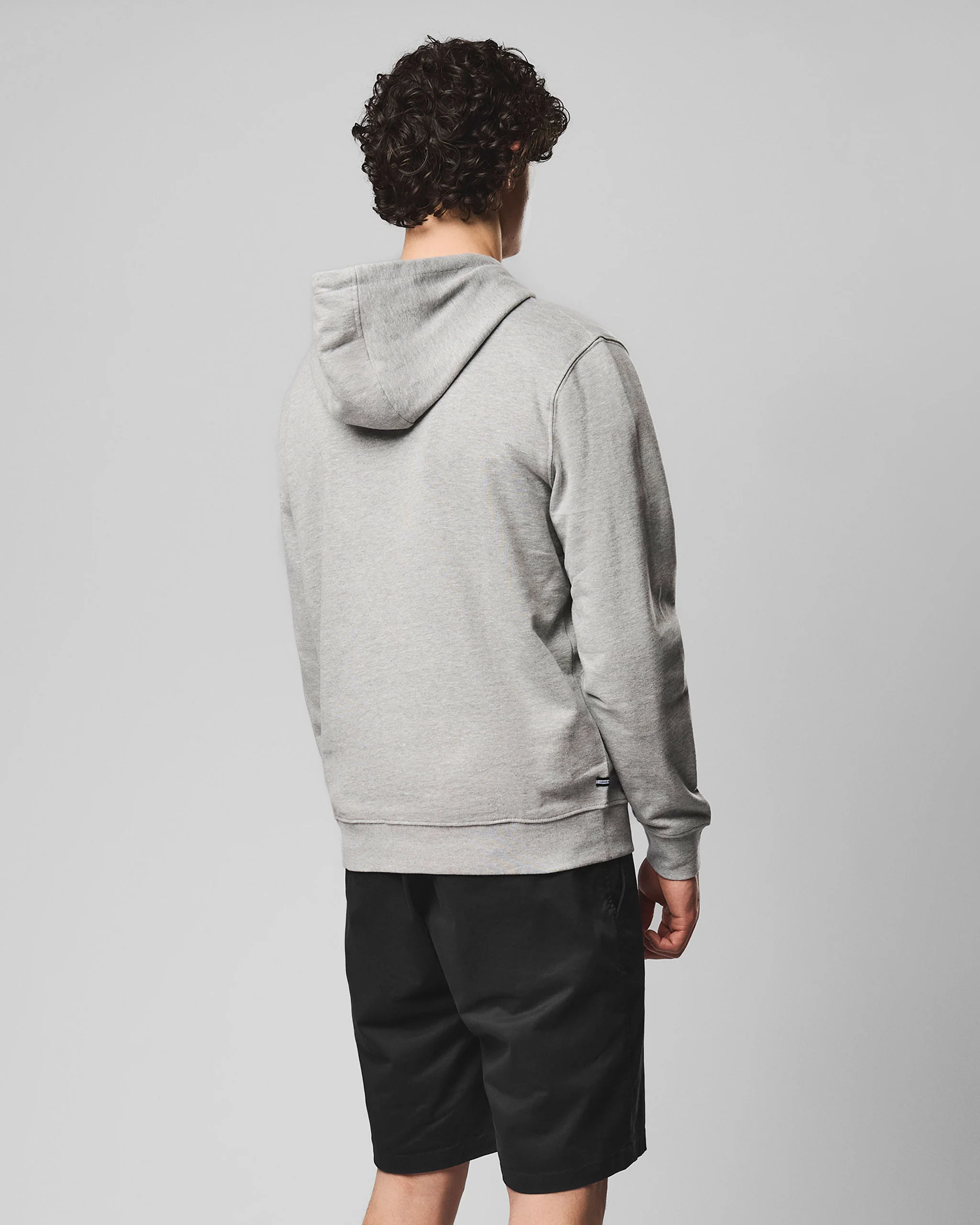 HM Service Classic Hoodie Grey Marl - Image 4