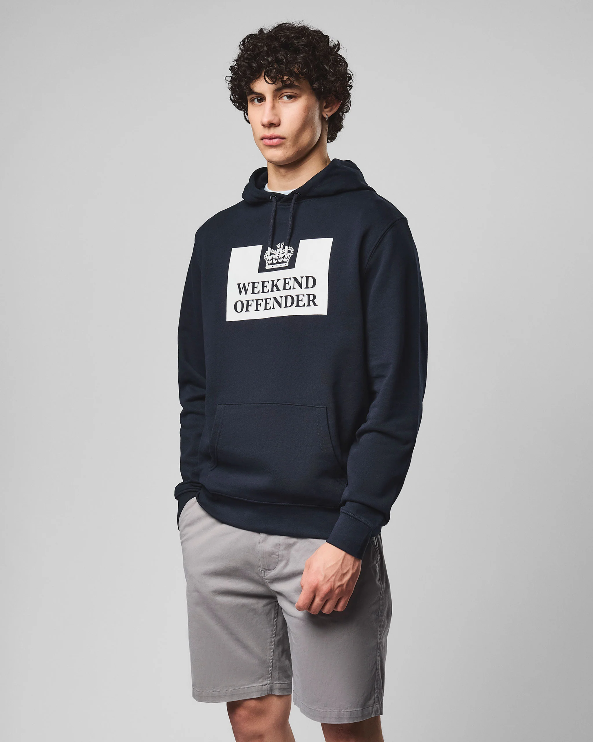 HM Service Classic Hoodie Navy - Image 2