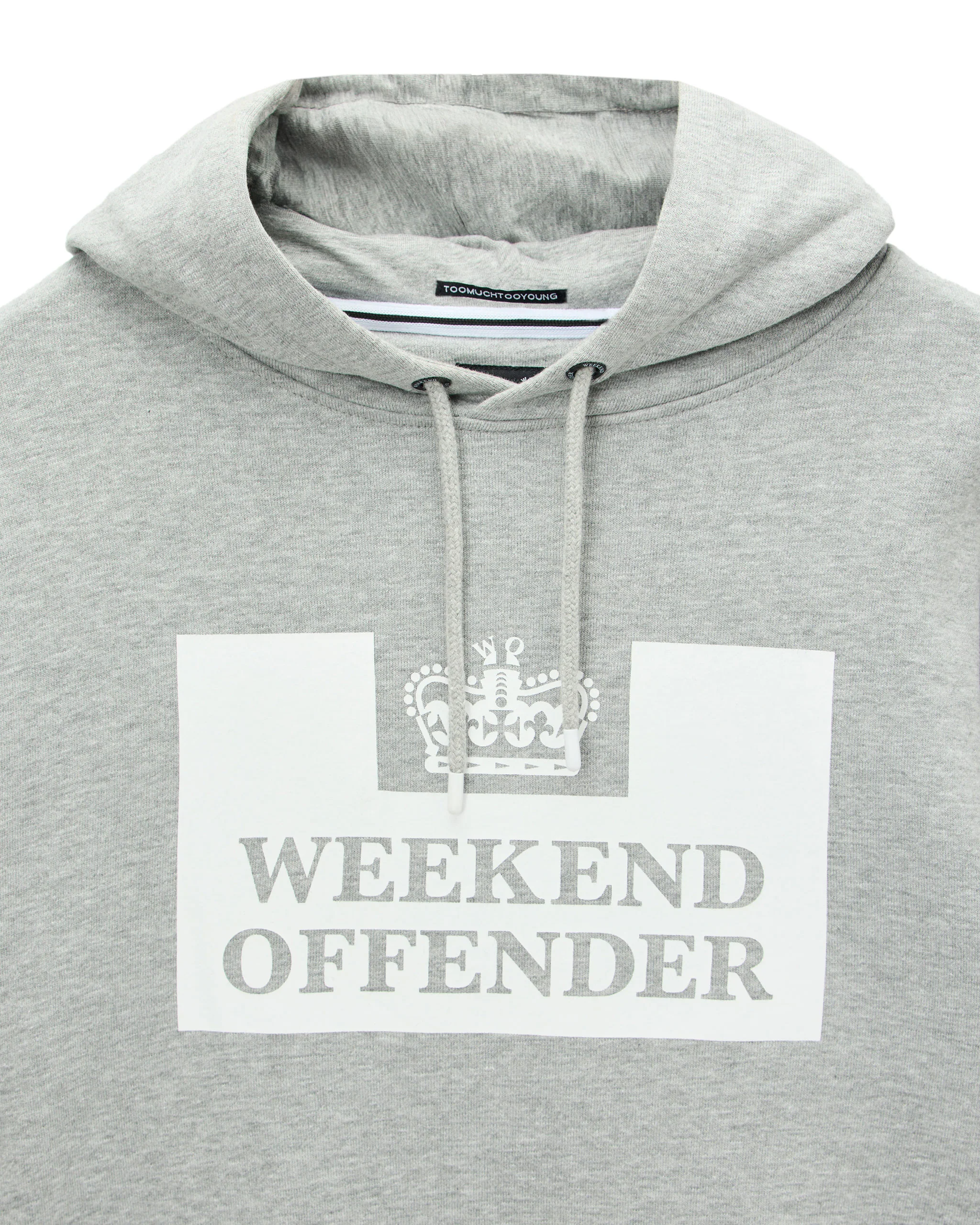 Plus Size - HM Service Classic Hoodie Grey Marl - Image 5