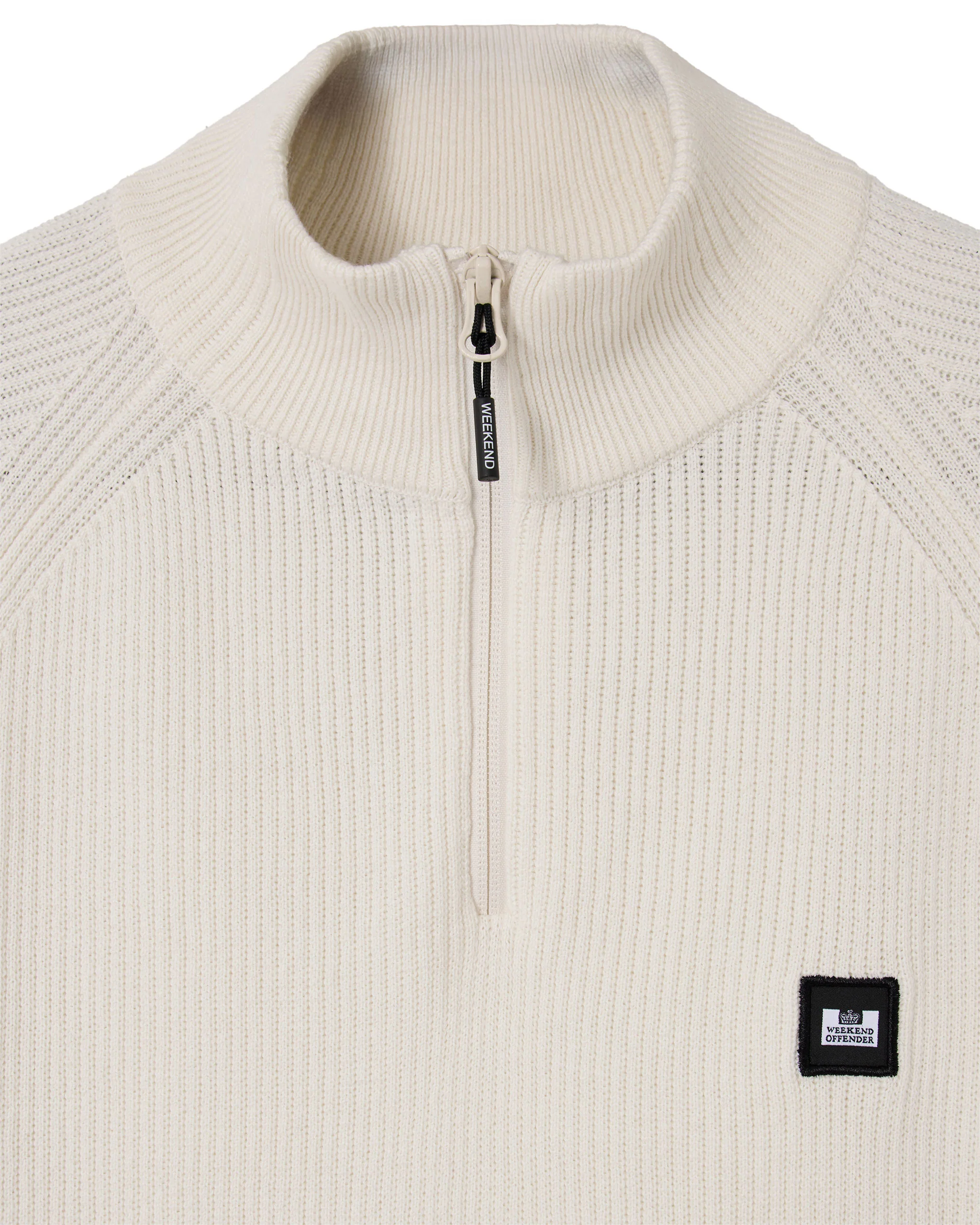 Isser Quarter Zip Jumper Ivory - Image 6