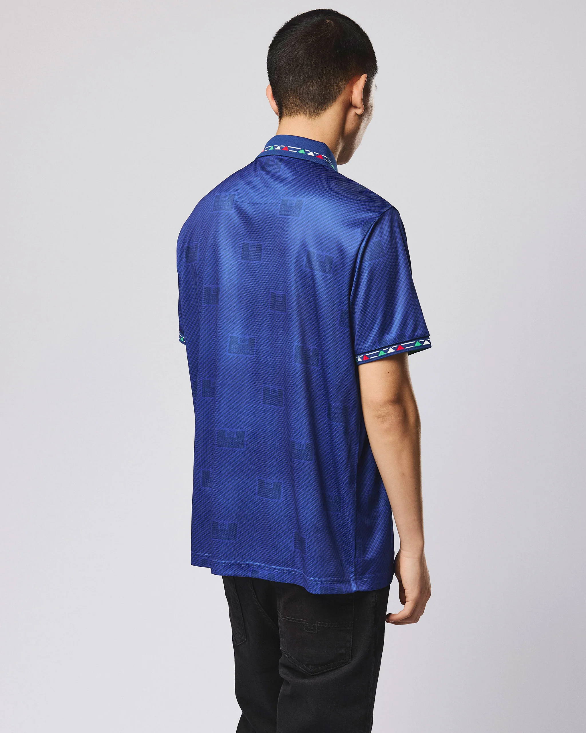 Italy Football Shirt Blue - Image 5