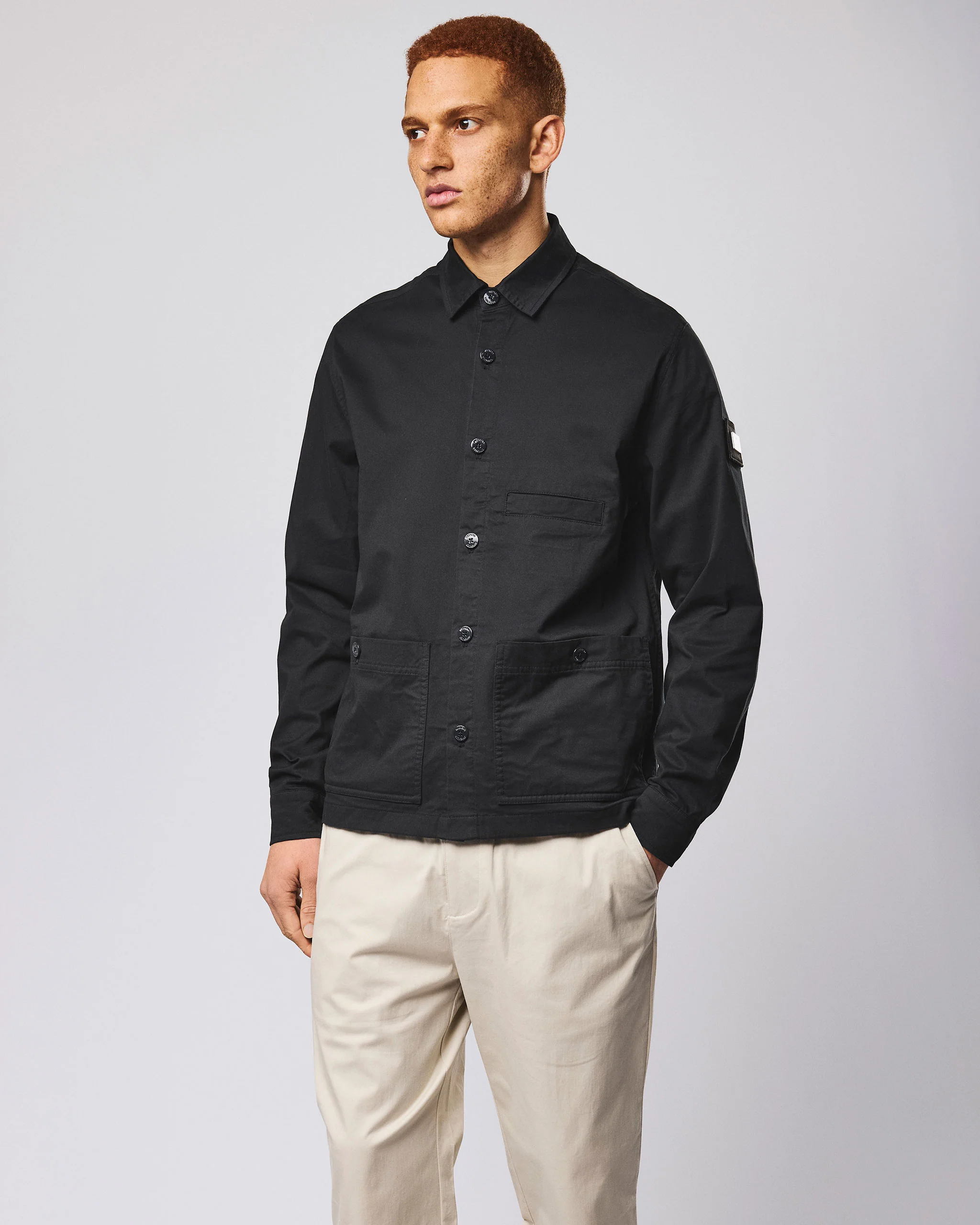 Jerada Over-Shirt Black - Image 2