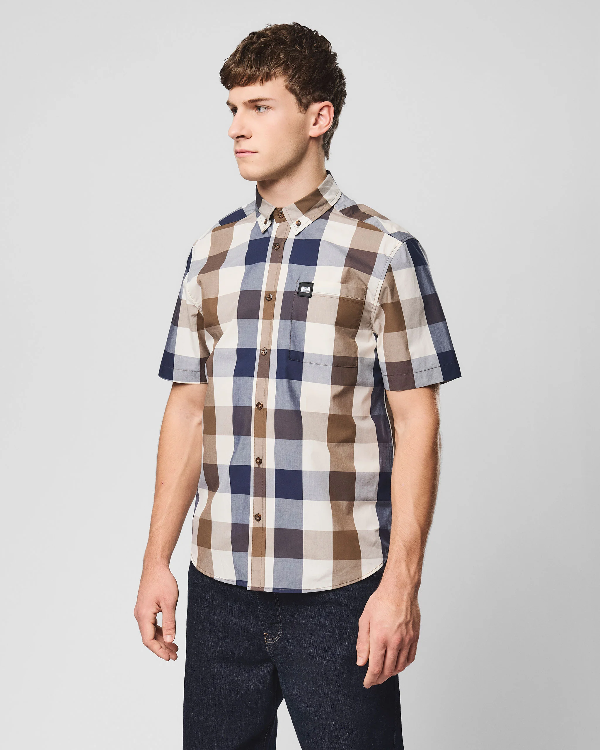 Joyce Short Sleeve Shirt Large House Check - Image 2
